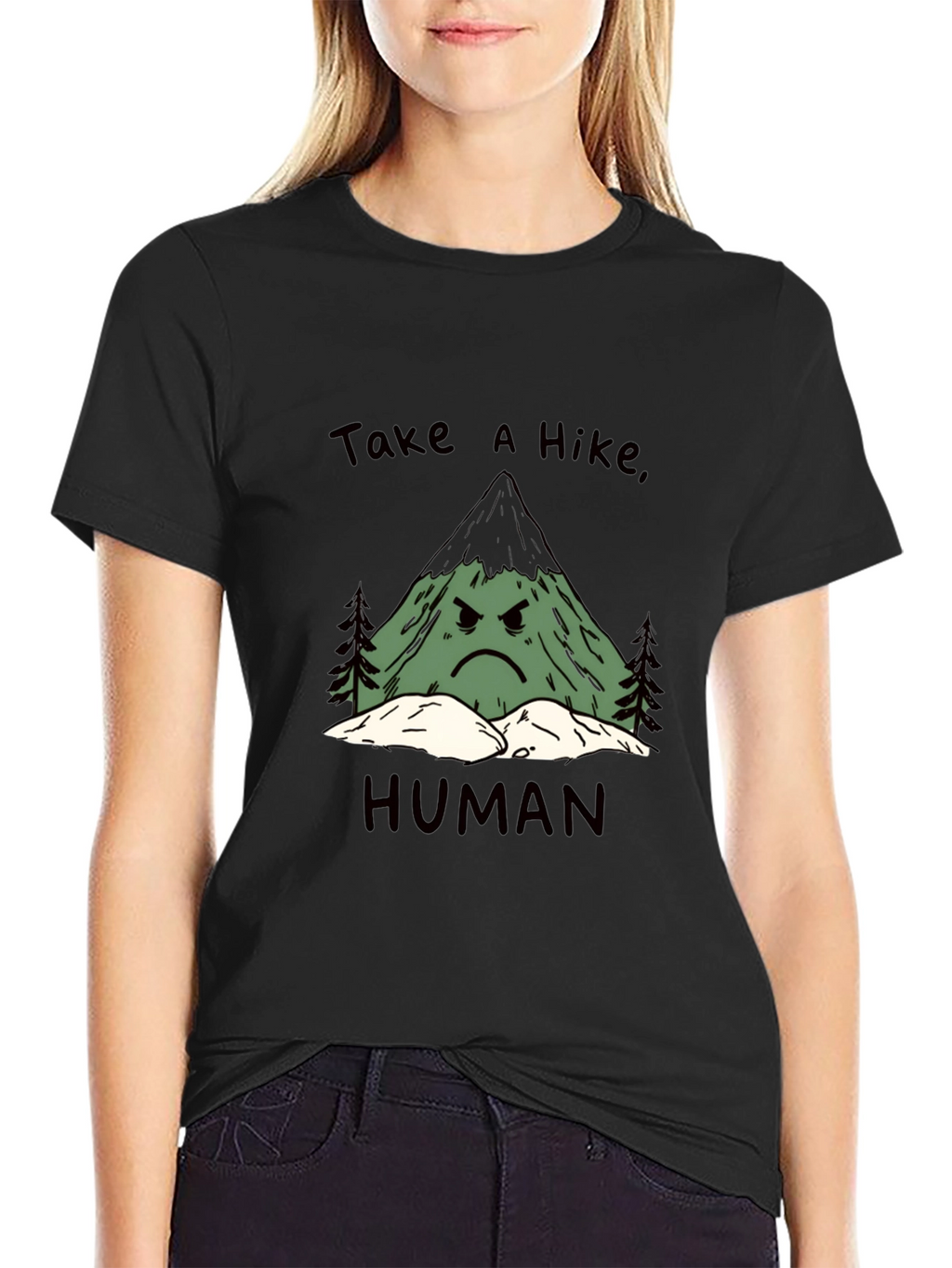 Take a Hike Human Graphic Tee