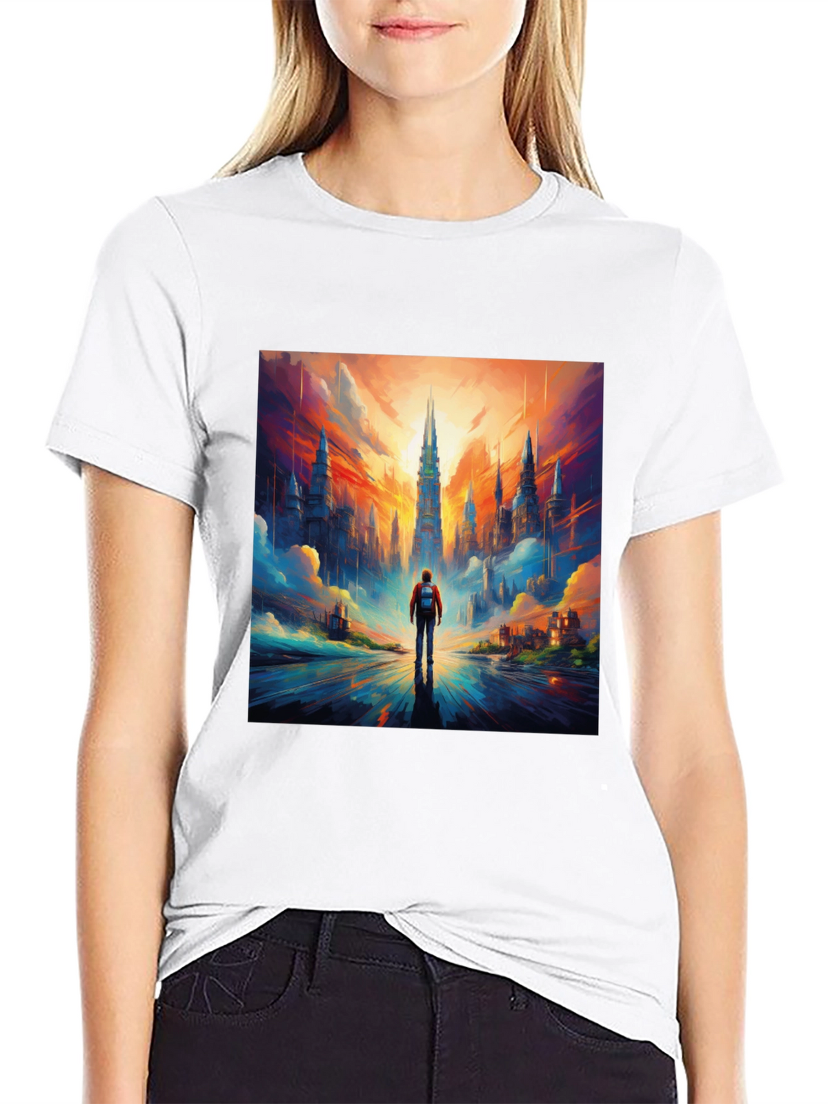 Cityscape Graphic Tee - Bold Urban Style