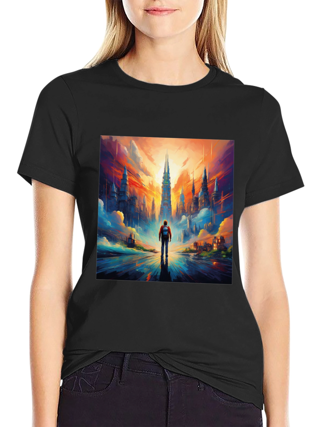 Cityscape Graphic Tee - Bold Urban Style