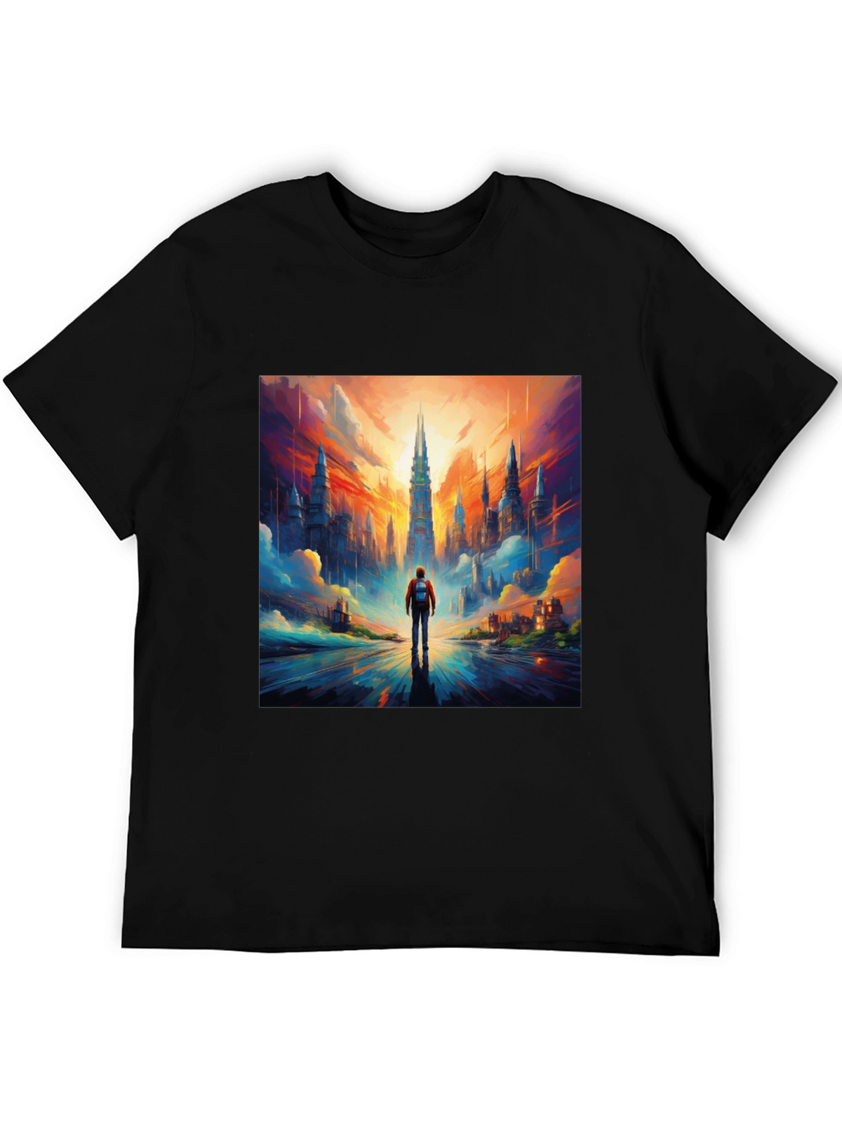 Cityscape Graphic Tee - Bold Urban Style