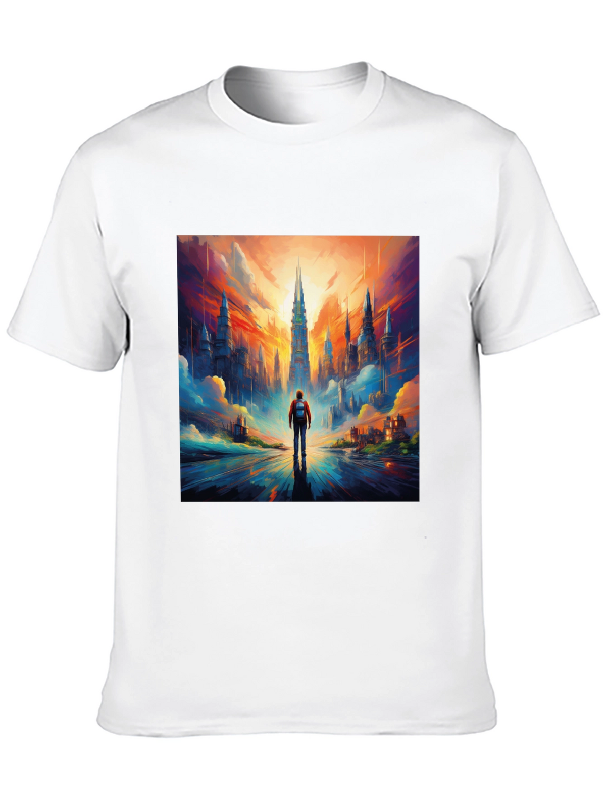 Cityscape Graphic Tee - Bold Urban Style