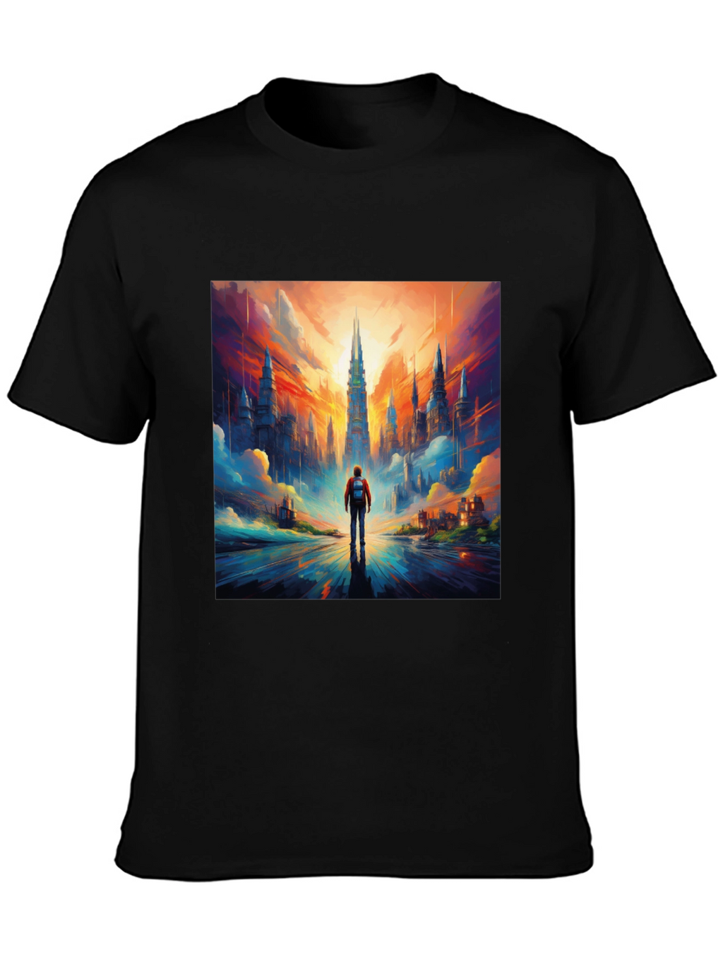 Cityscape Graphic Tee - Bold Urban Style