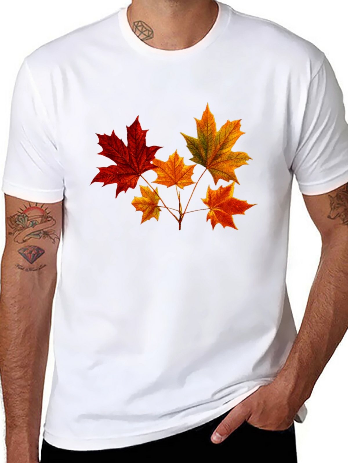 Autumn Leaves Graphic T-Shirt