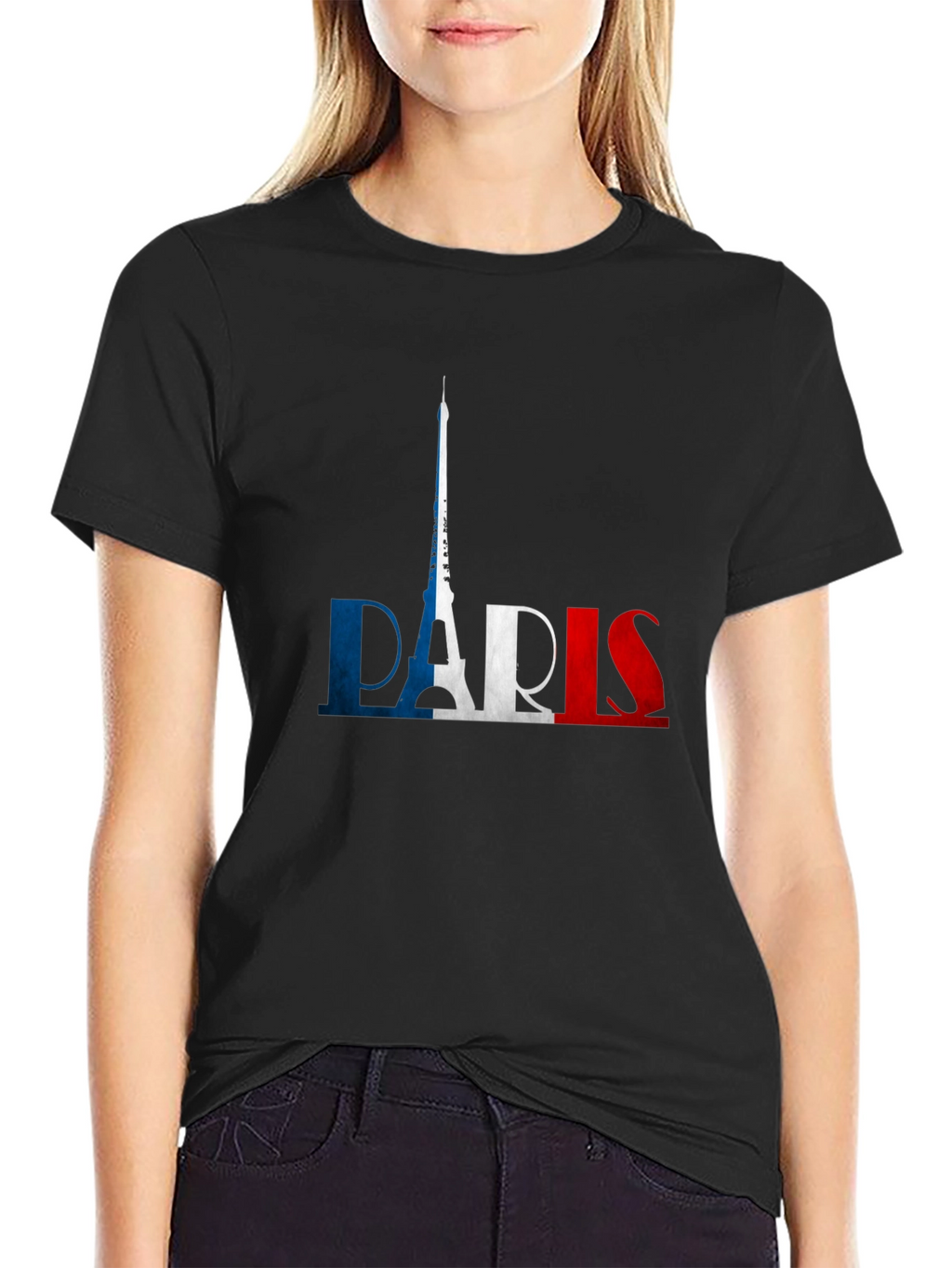 Paris France Flag Graphic Tee - Soft Cotton T-Shirt