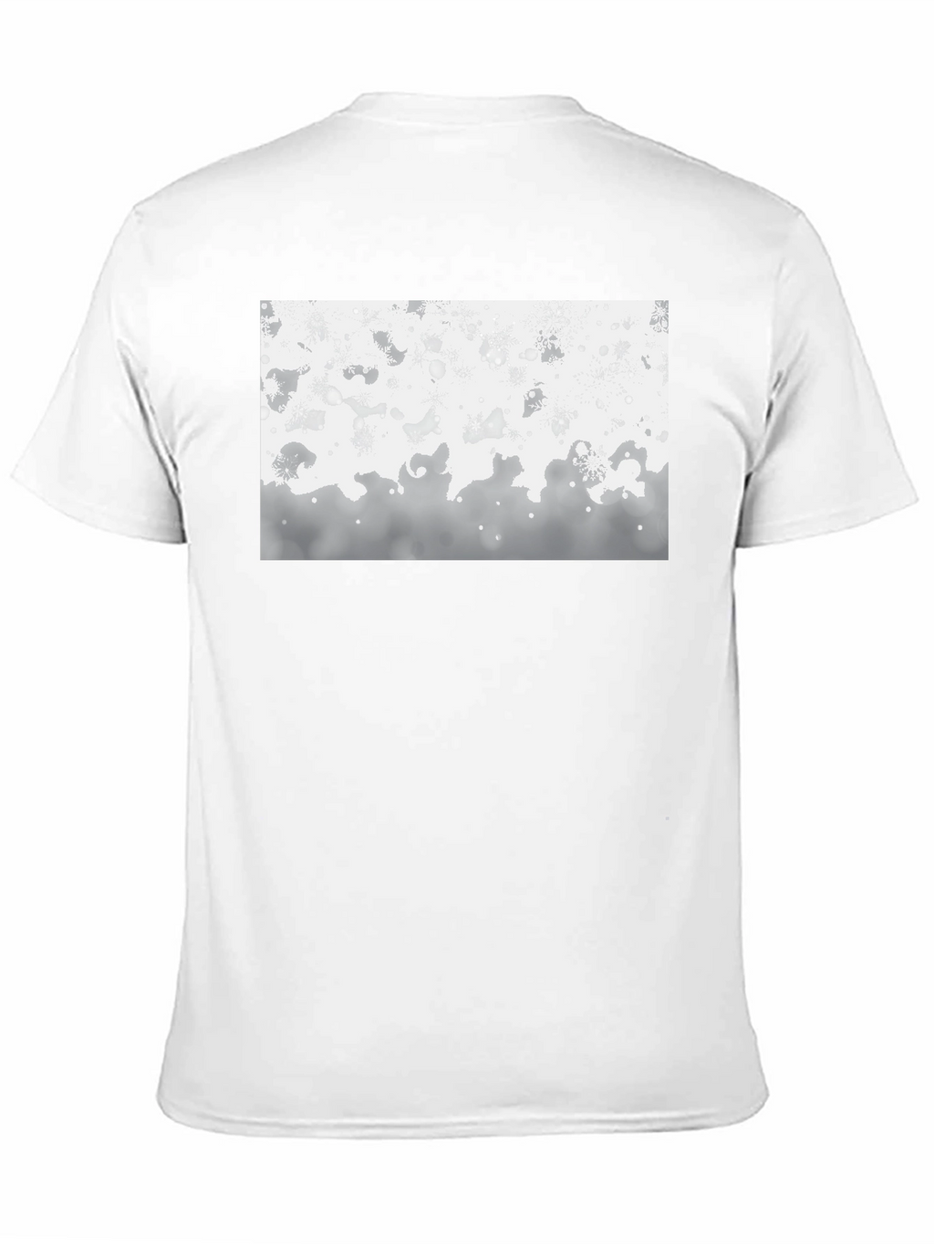 Abstract Pattern Black T-Shirt