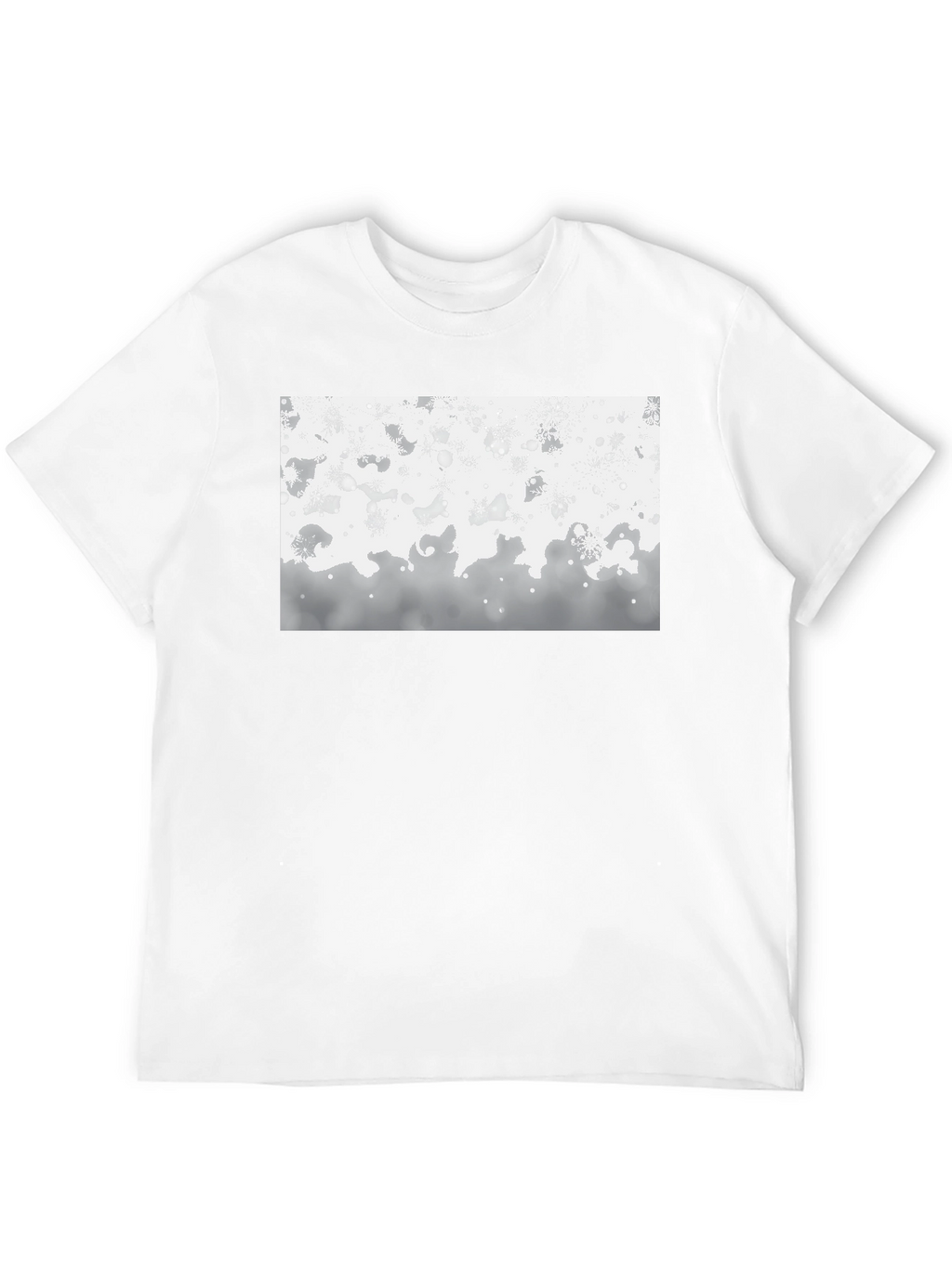 Abstract Pattern Black T-Shirt