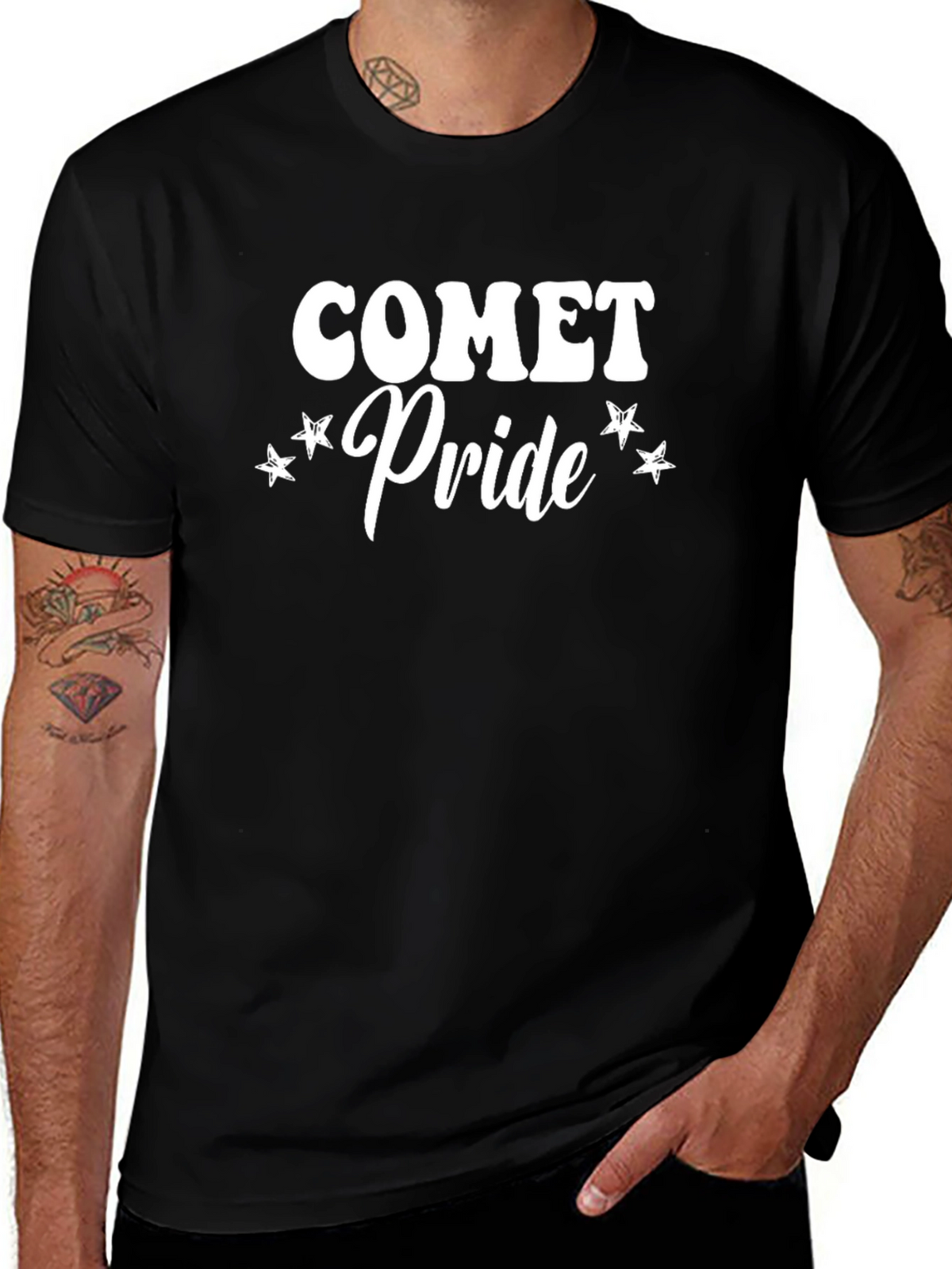 Comet Pride T-Shirt - Black