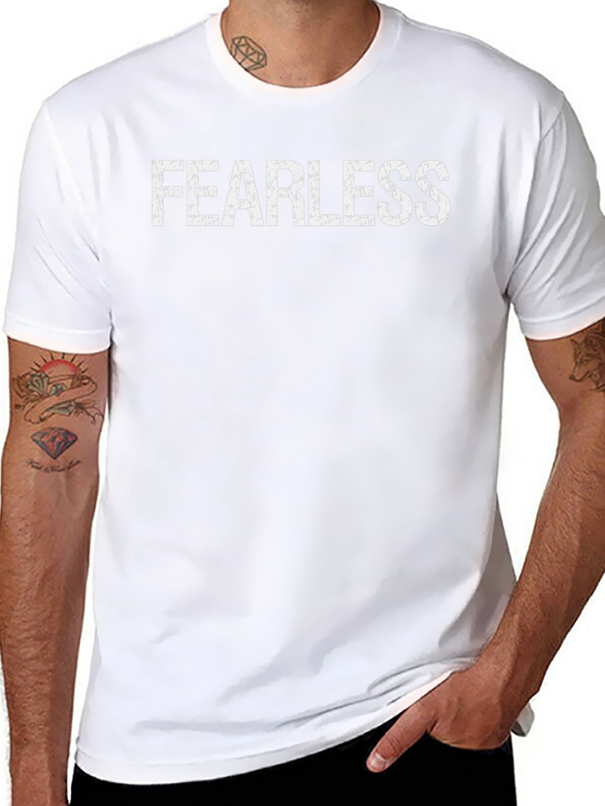 Fearless Graphic Tee - Trendy Casual Wear