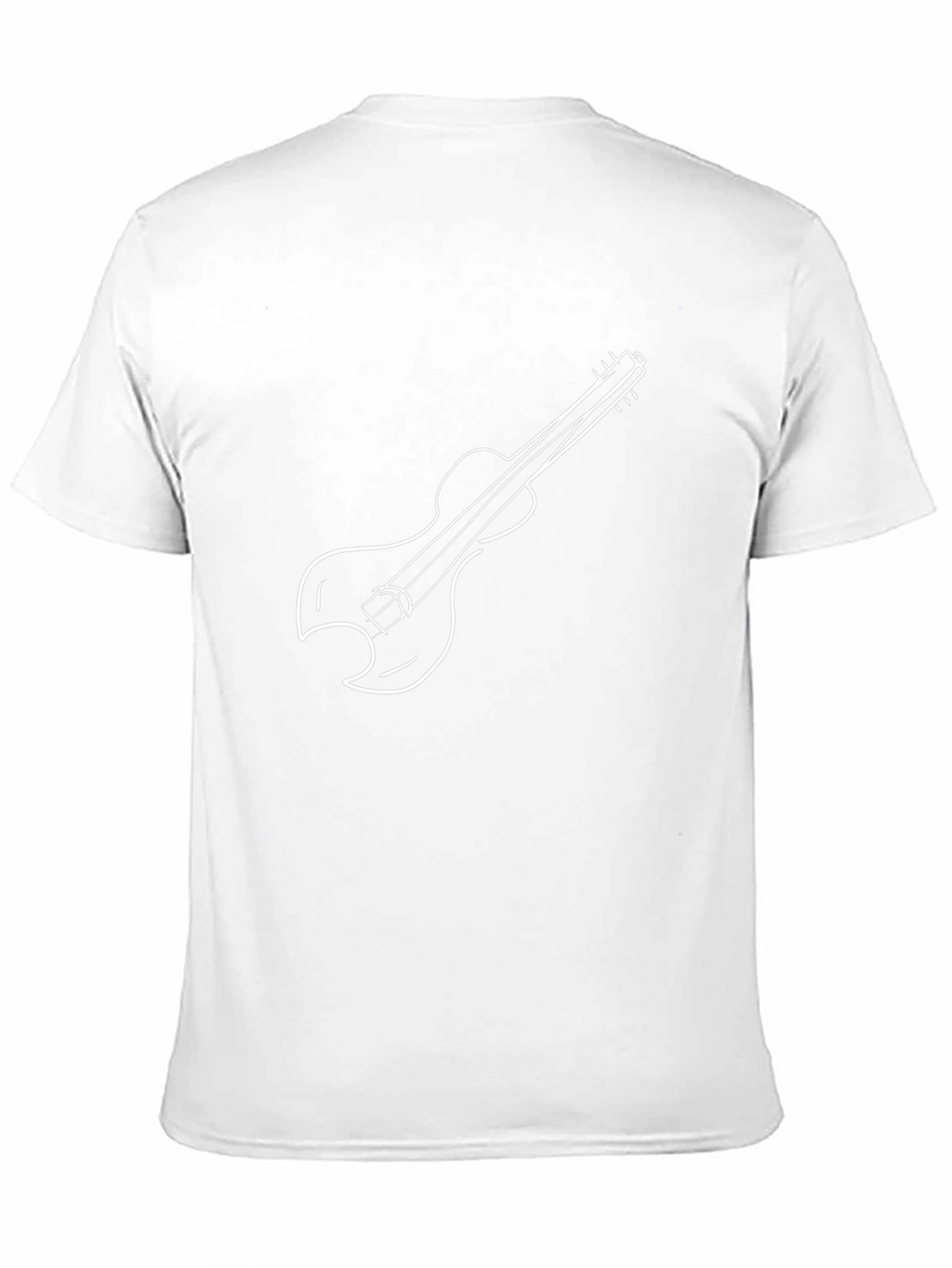 Guitar Graphic Black T-Shirt