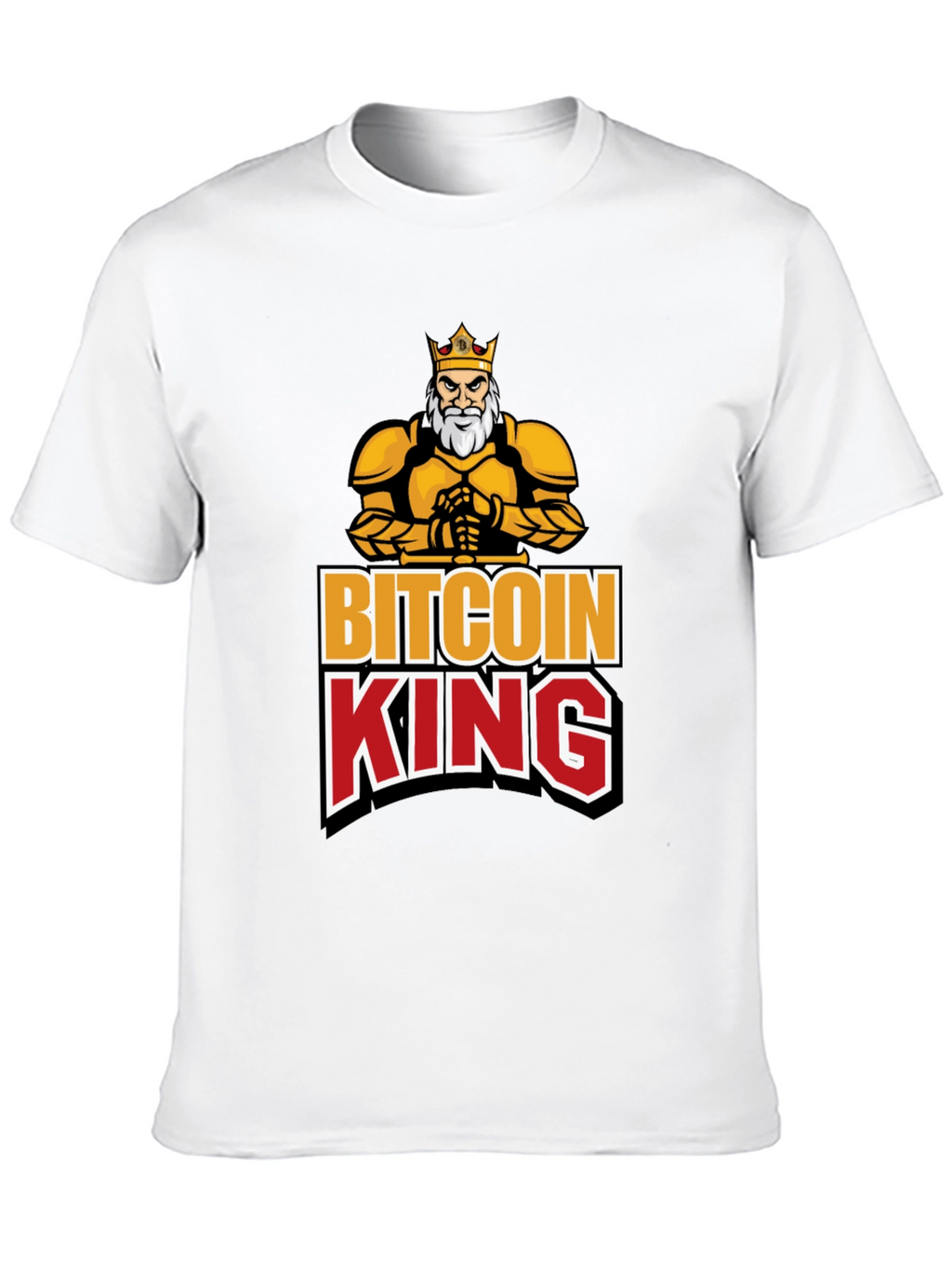 Bitcoin King Black Graphic T-Shirt