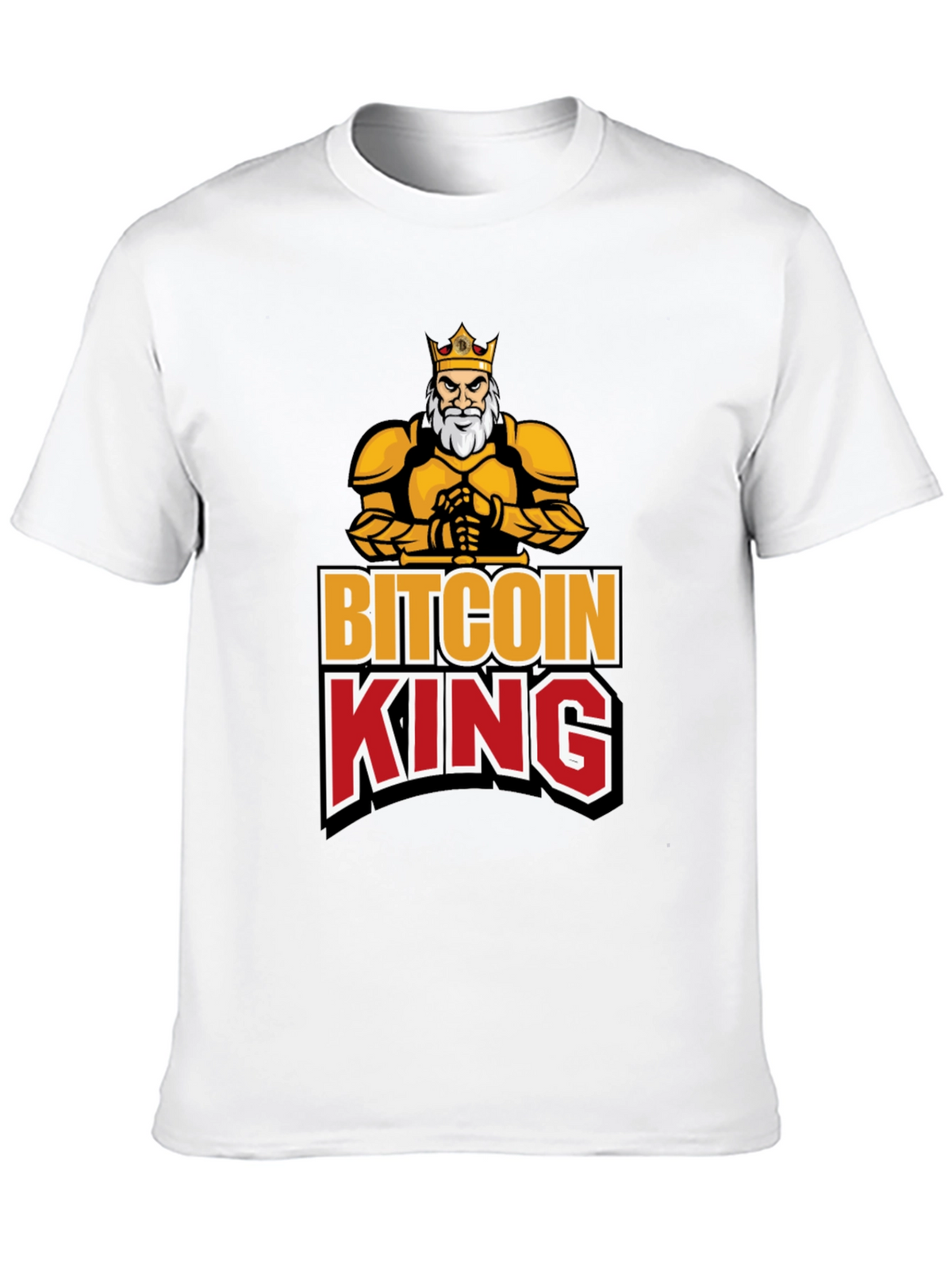 Bitcoin King Black Graphic T-Shirt