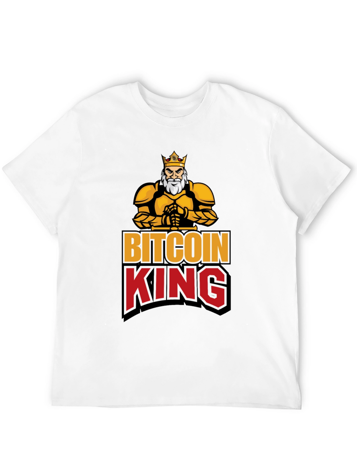Bitcoin King Black Graphic T-Shirt
