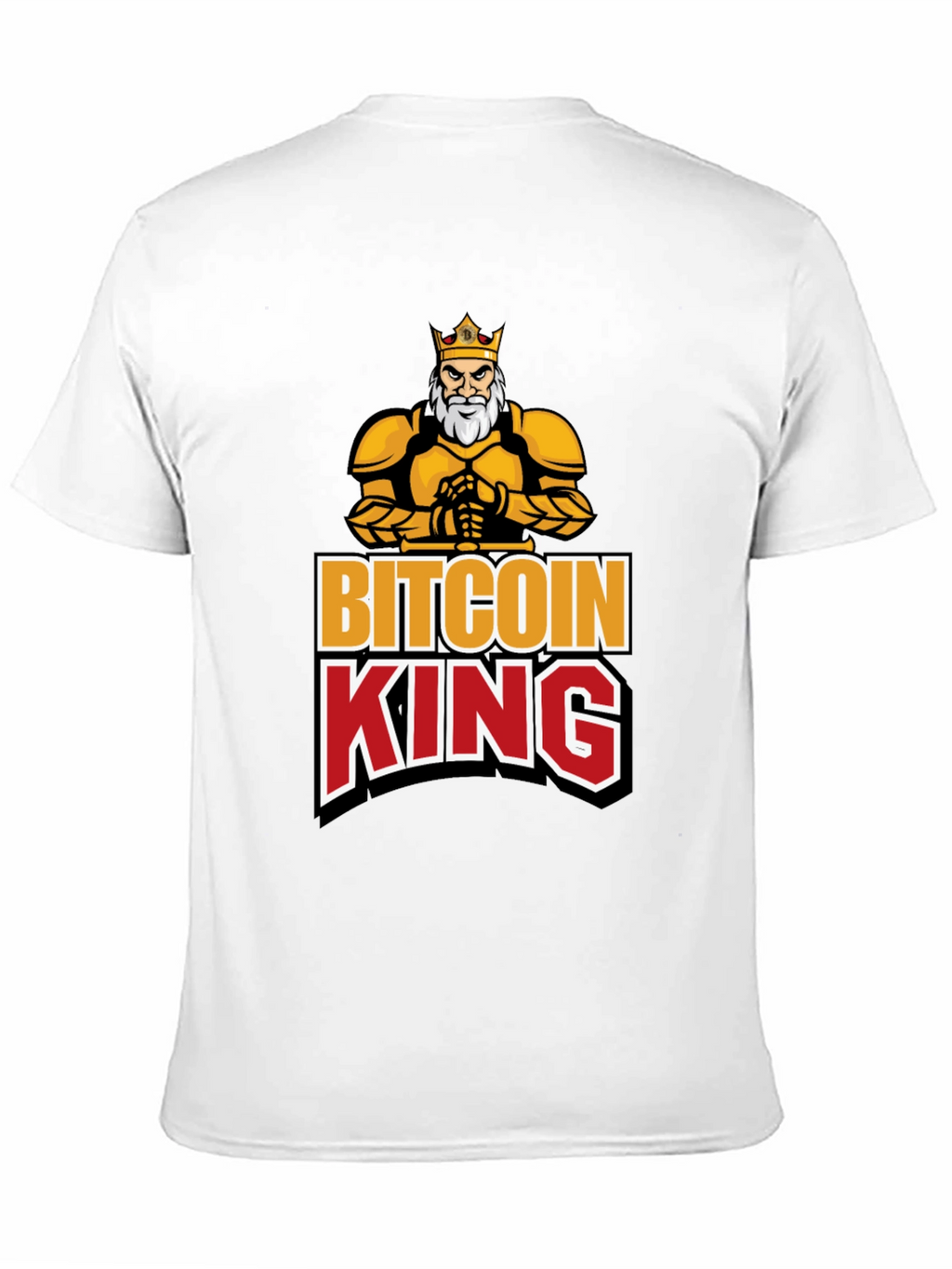Bitcoin King Black Graphic T-Shirt