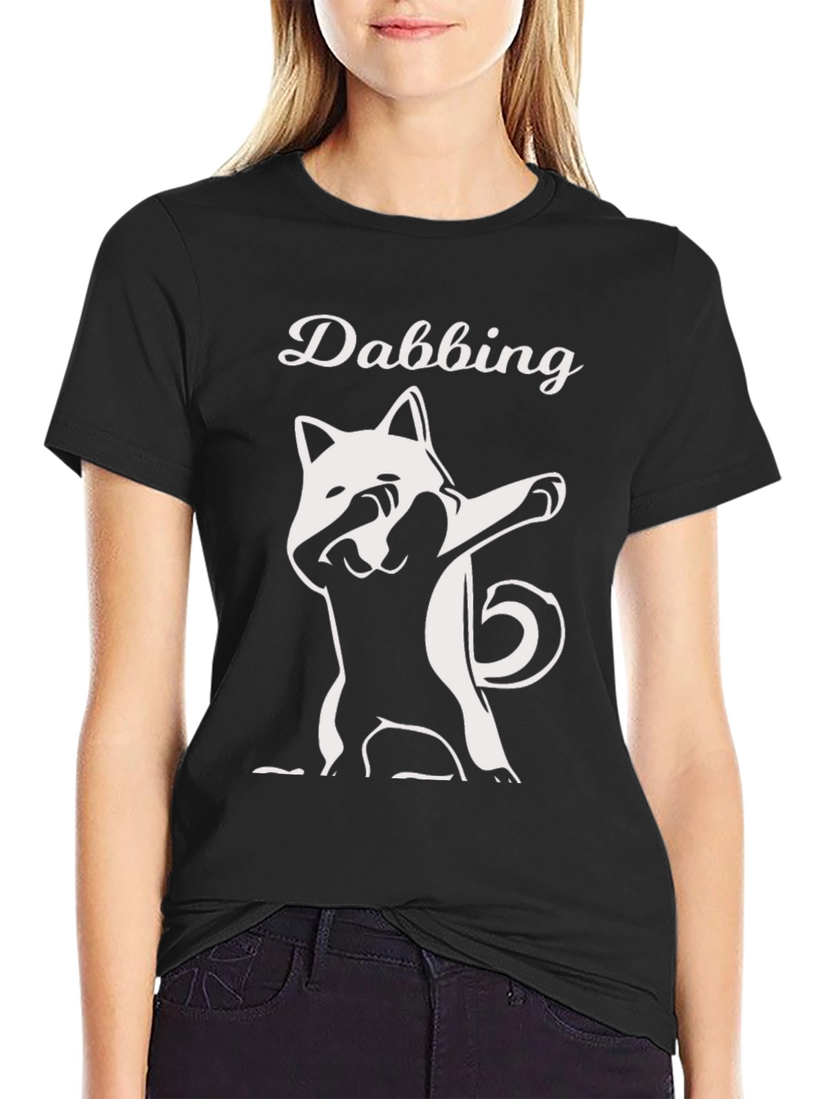 Dabbing Dog T-Shirt - Funny Novelty Tee