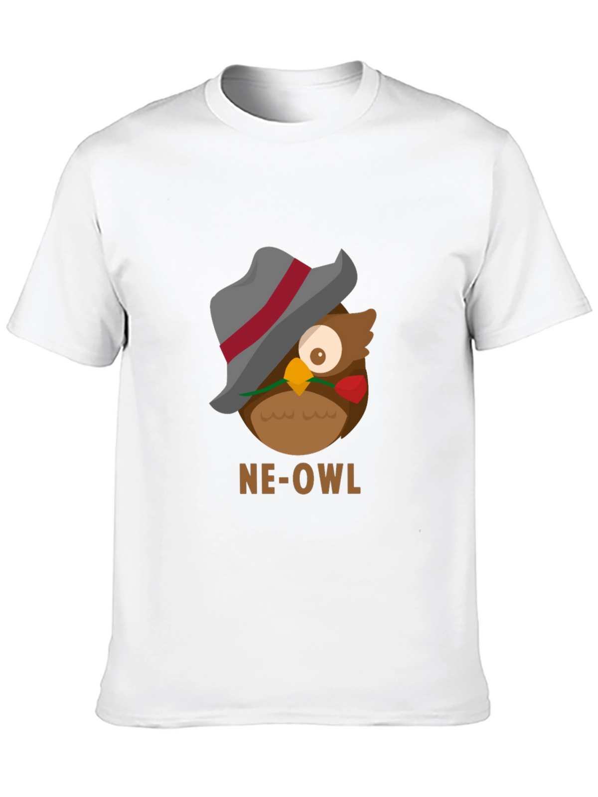 NE-OWL Graphic Tee - Stylish Owl Design