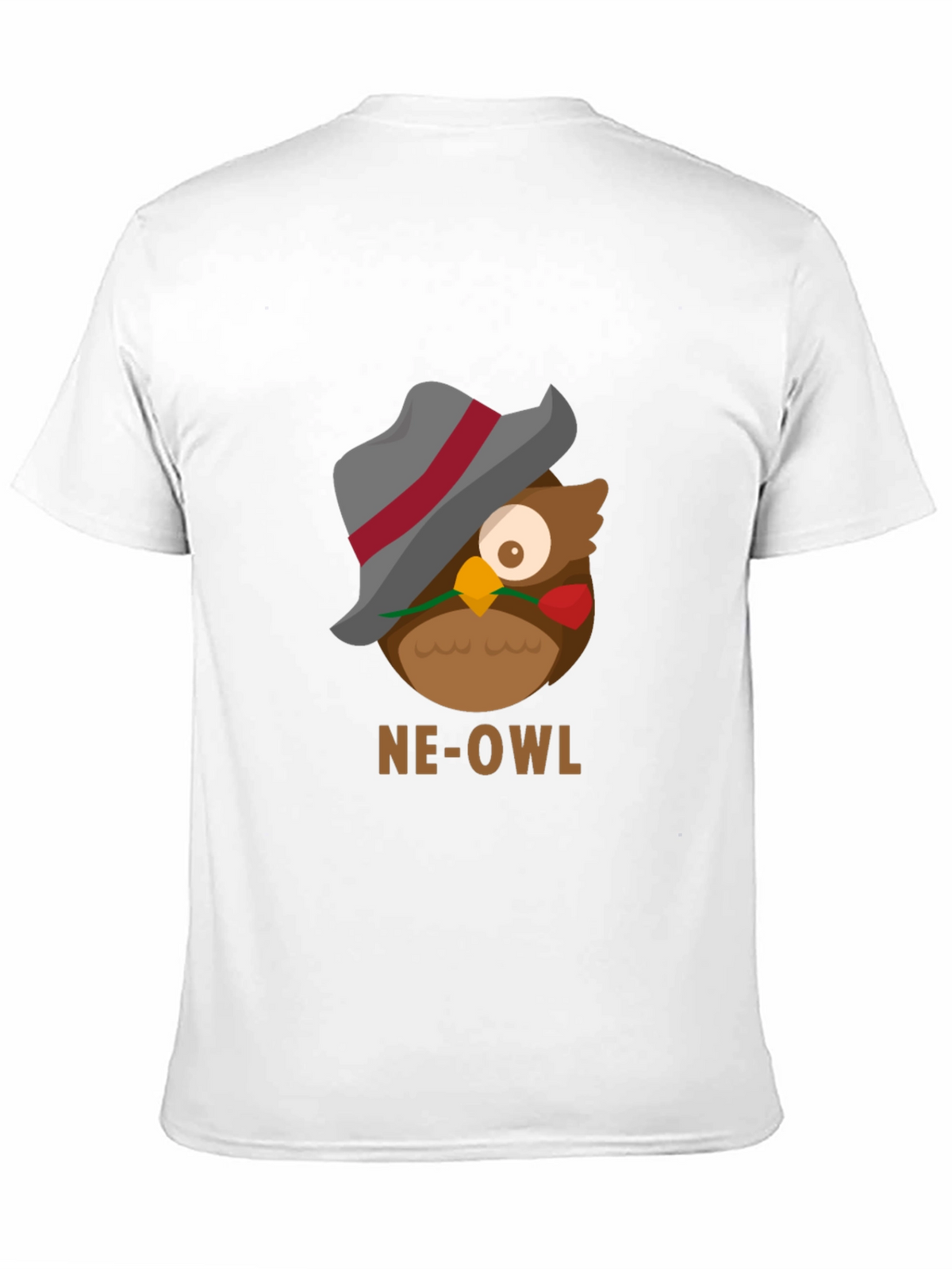 NE-OWL Graphic Tee - Stylish Owl Design