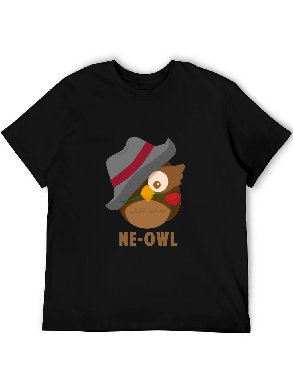 NE-OWL Graphic Tee - Stylish Owl Design