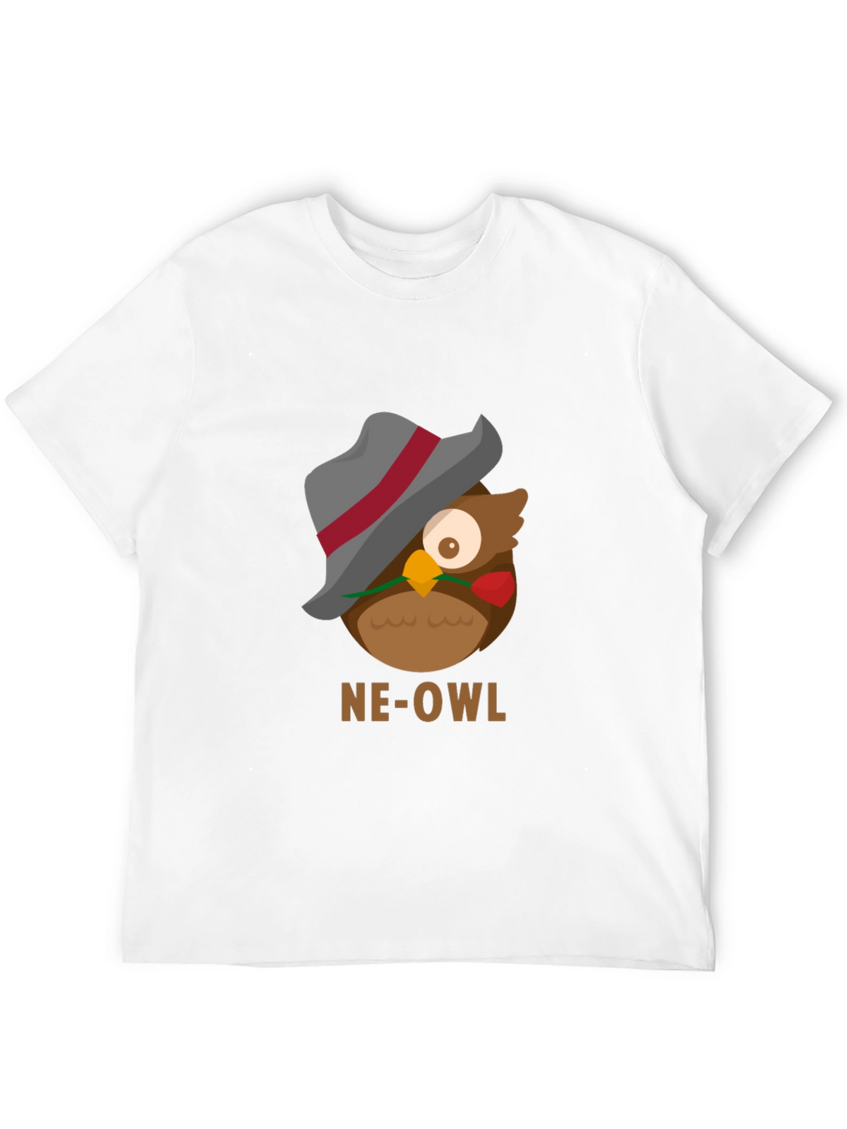 NE-OWL Graphic Tee - Stylish Owl Design