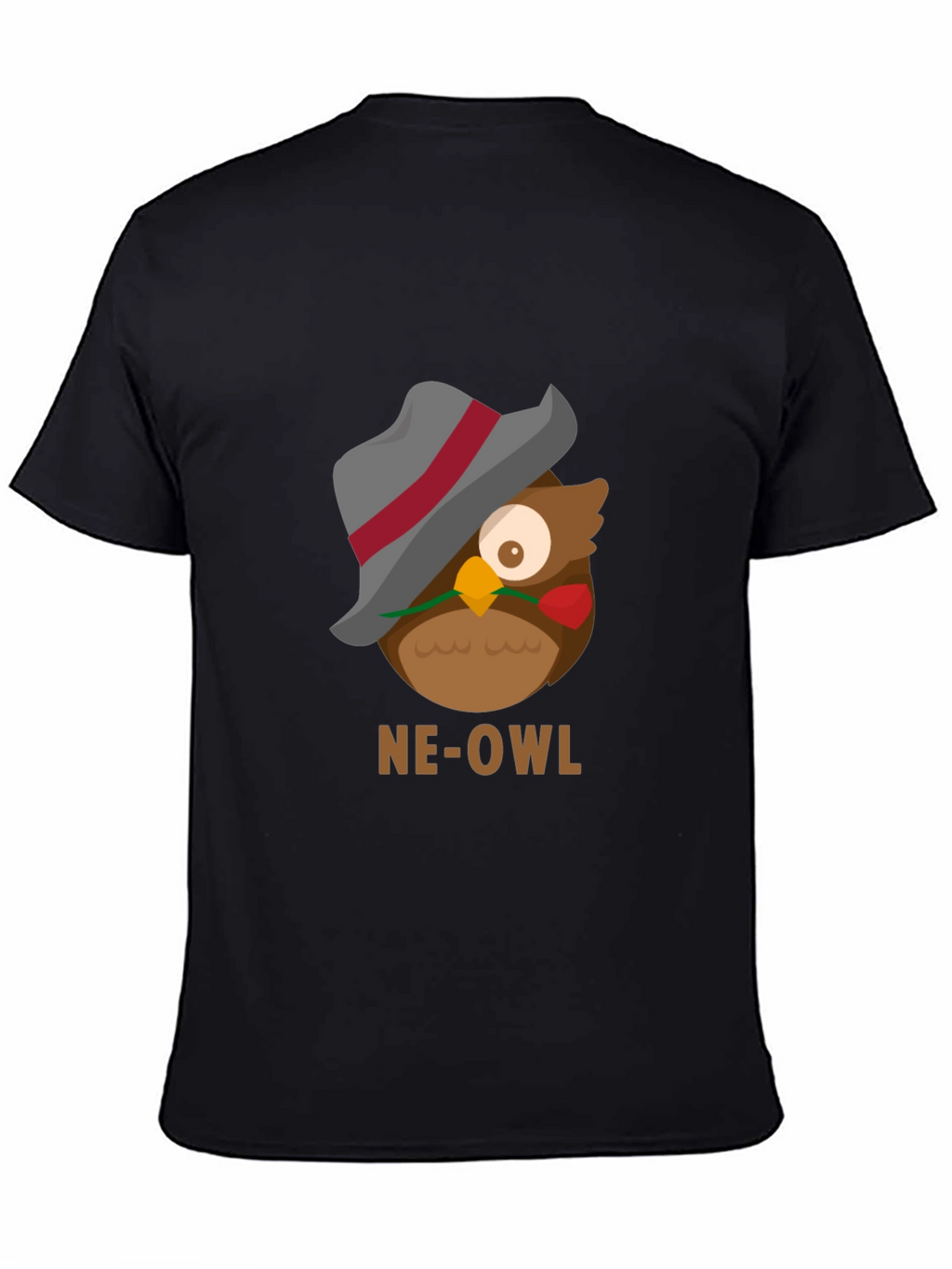 NE-OWL Graphic Tee - Stylish Owl Design