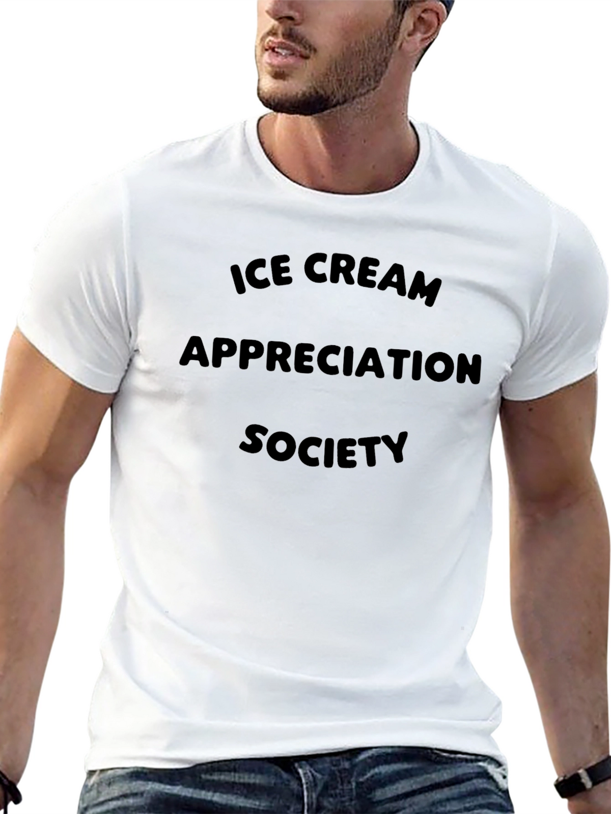 Ice Cream Appreciation Society Black T-Shirt
