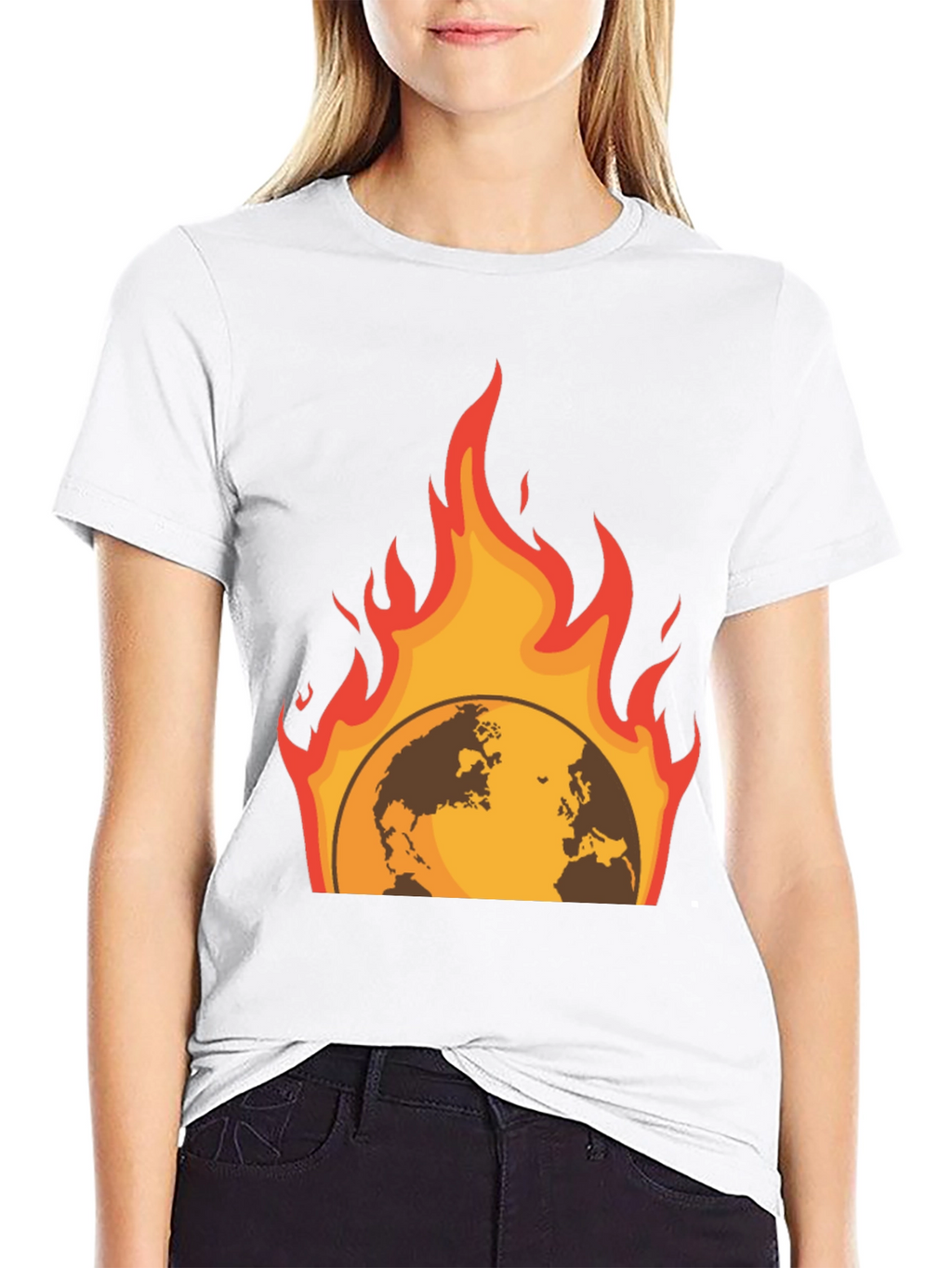 Global Warming Graphic Tee - Black Short Sleeve