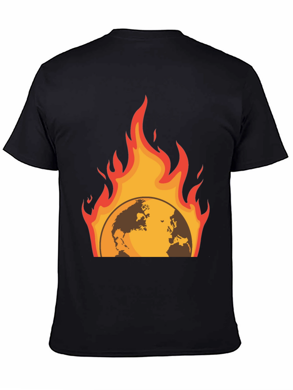 Global Warming Graphic Tee - Black Short Sleeve