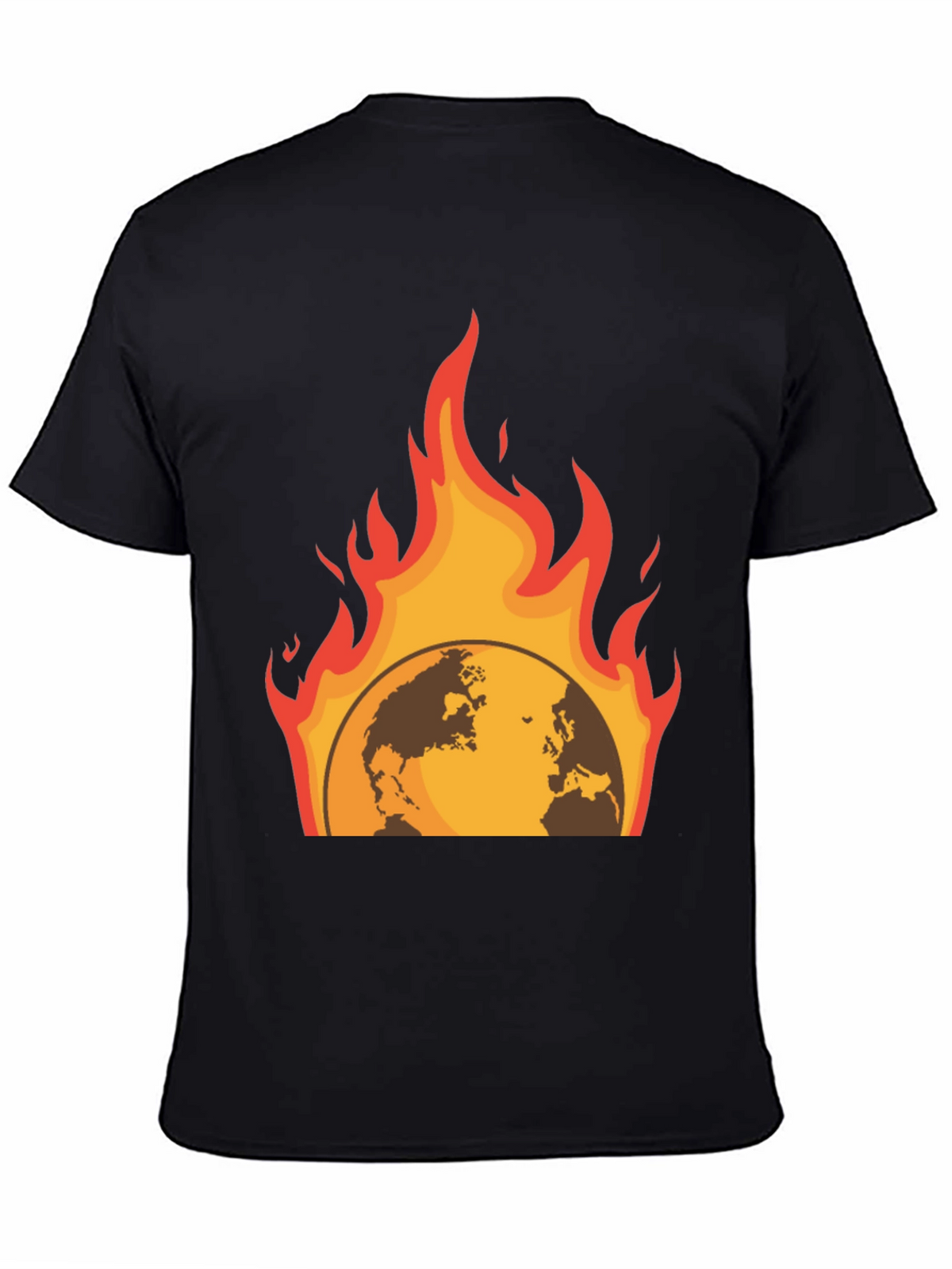 Global Warming Graphic Tee - Black Short Sleeve