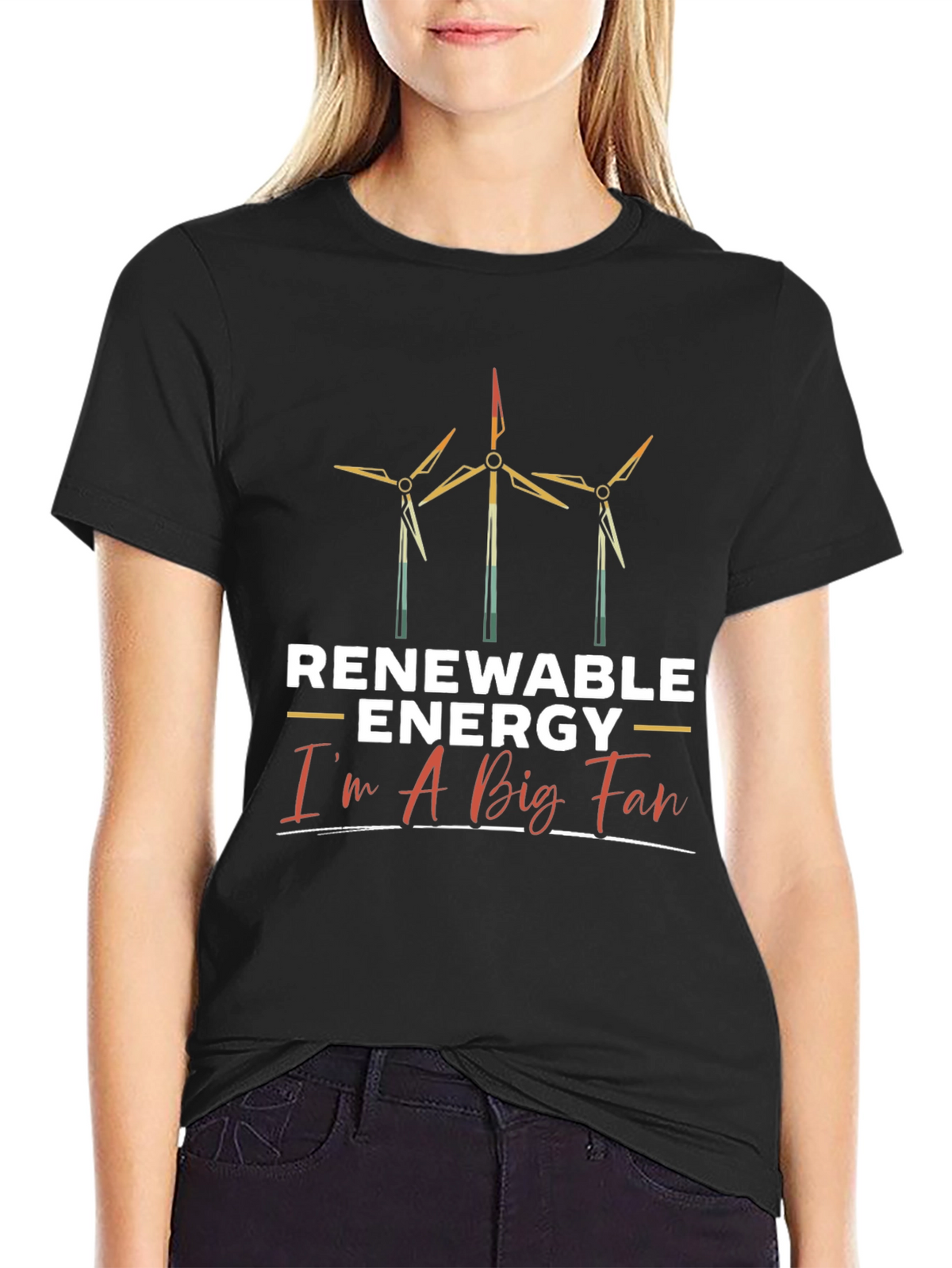 Renewable Energy Fan T-Shirt - Eco-Friendly