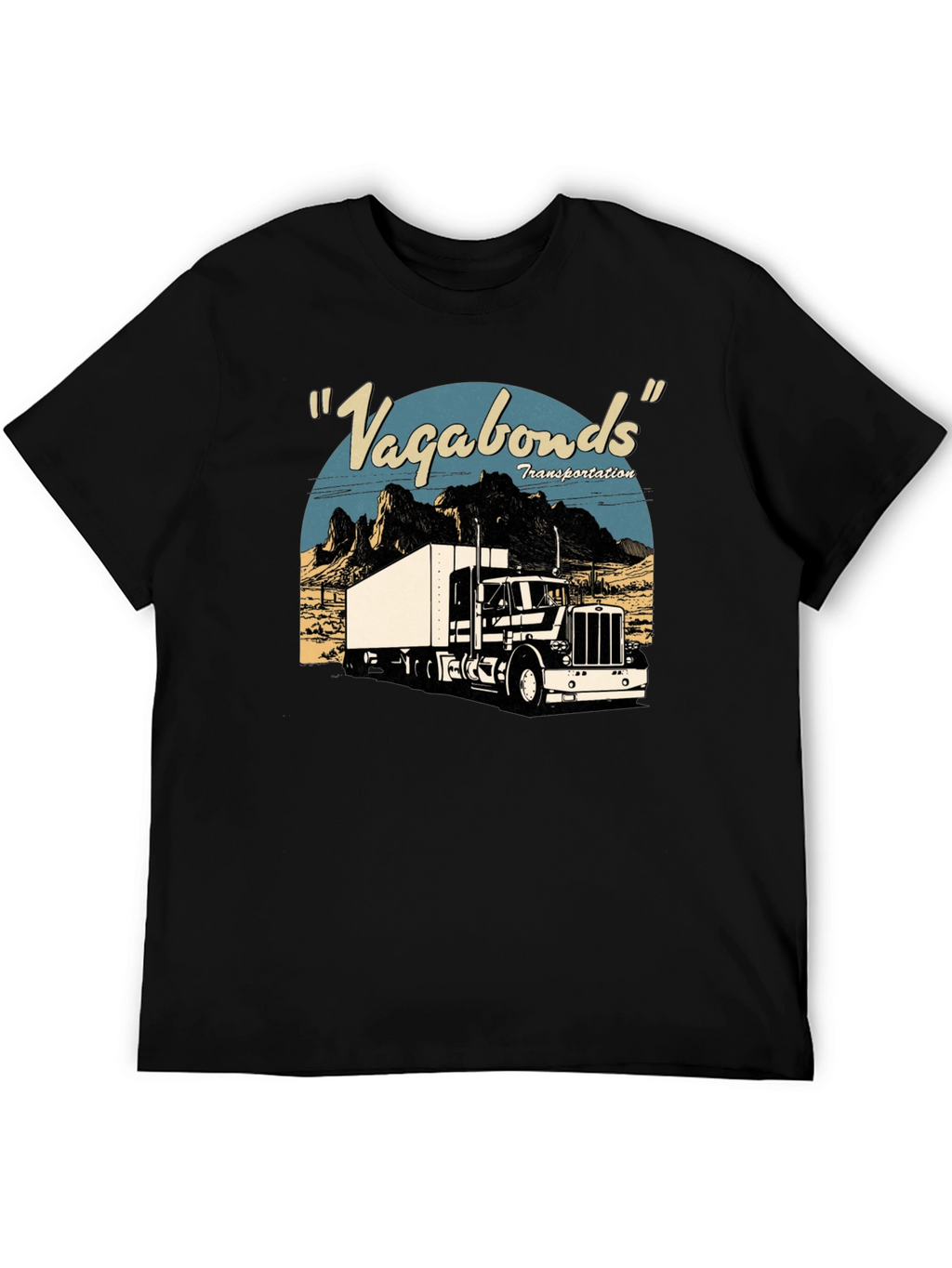 Vagabonds Trucking Tee - Retro Style