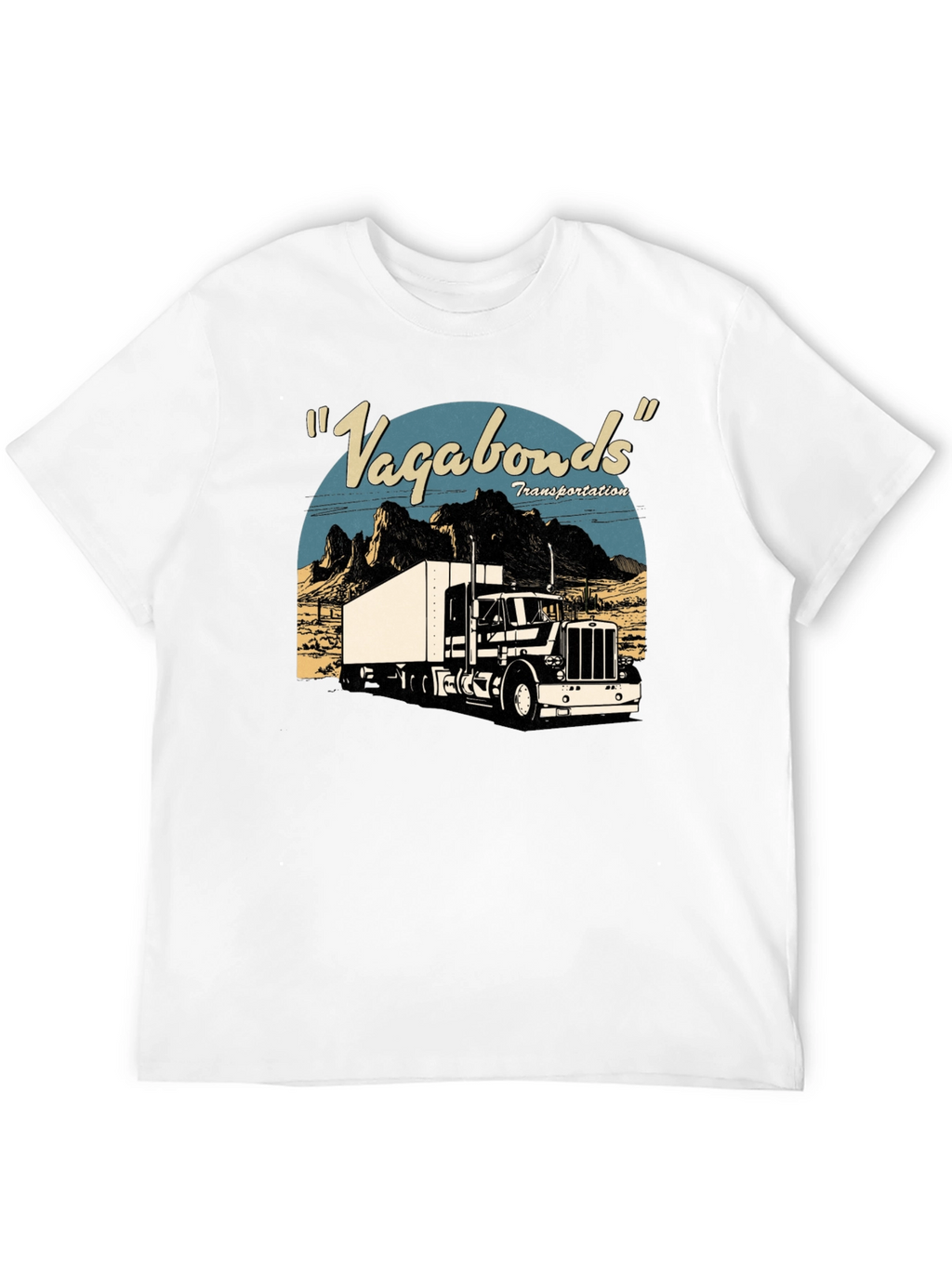Vagabonds Trucking Tee - Retro Style
