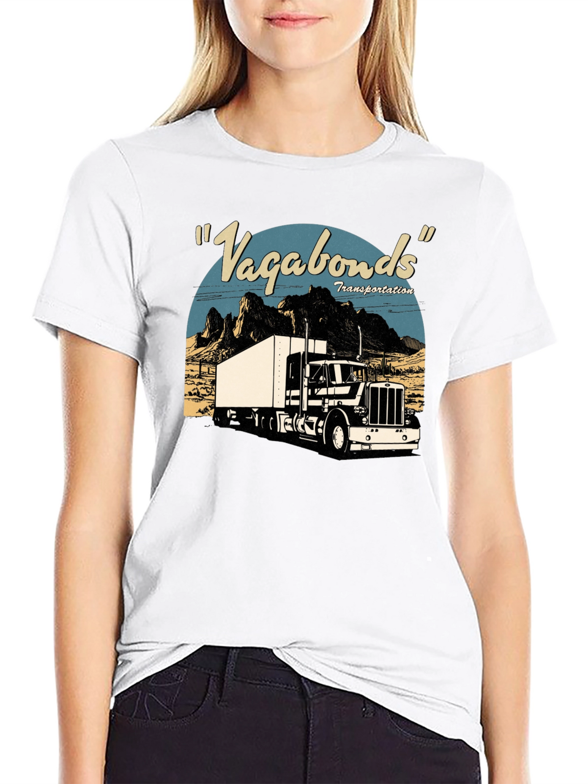 Vagabonds Trucking Tee - Retro Style