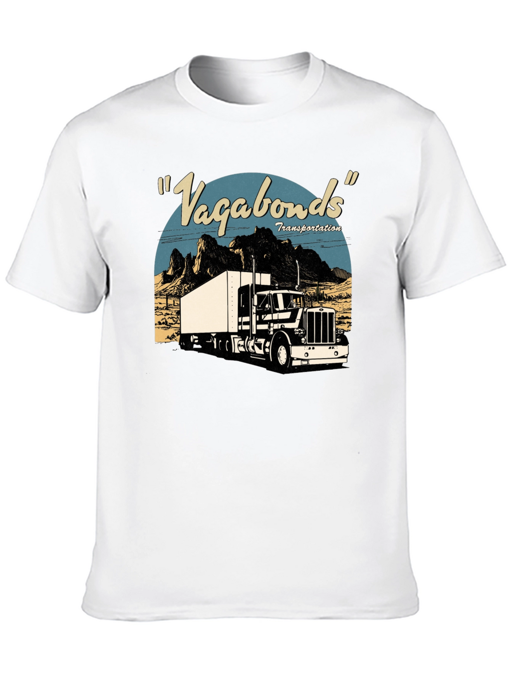 Vagabonds Trucking Tee - Retro Style