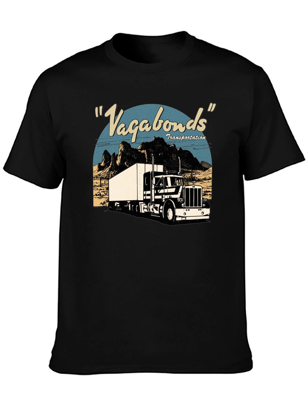 Vagabonds Trucking Tee - Retro Style