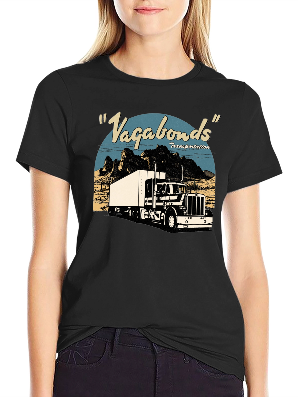 Vagabonds Trucking Tee - Retro Style