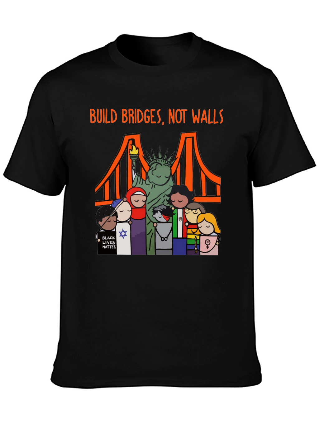Build Bridges Not Walls T-Shirt
