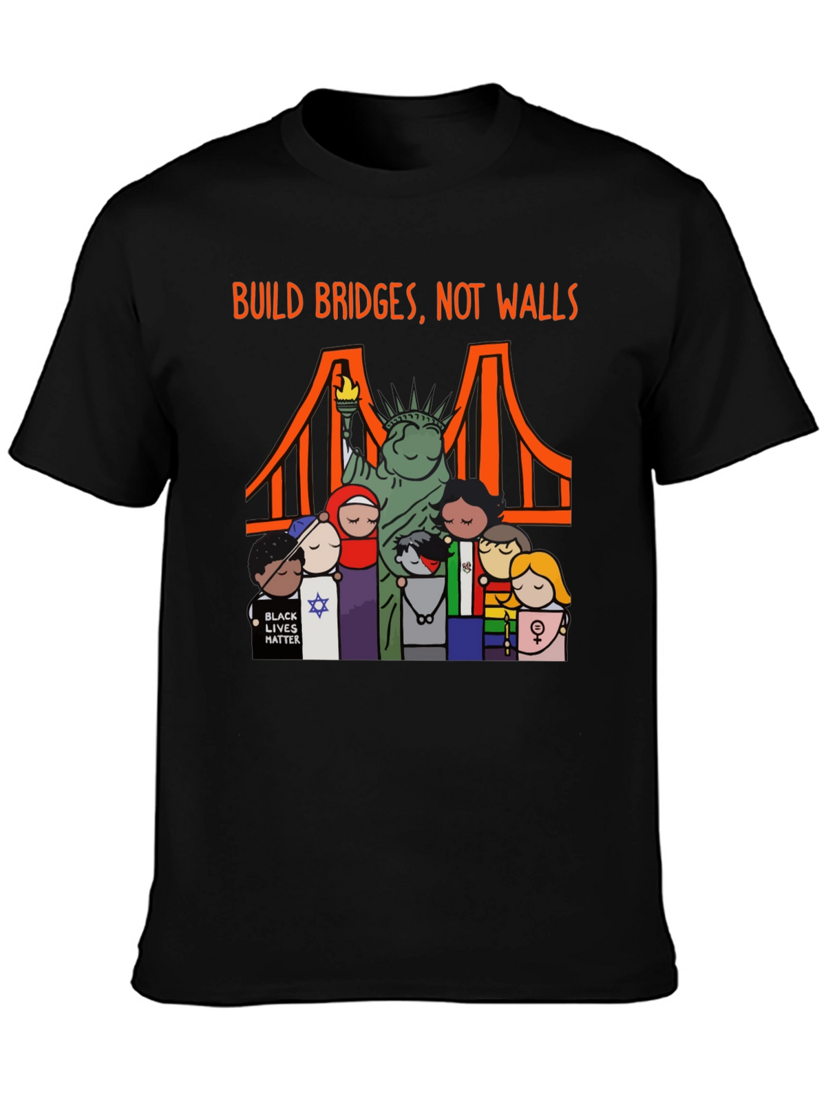 Build Bridges Not Walls T-Shirt