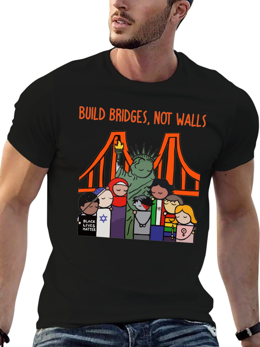 Build Bridges Not Walls T-Shirt
