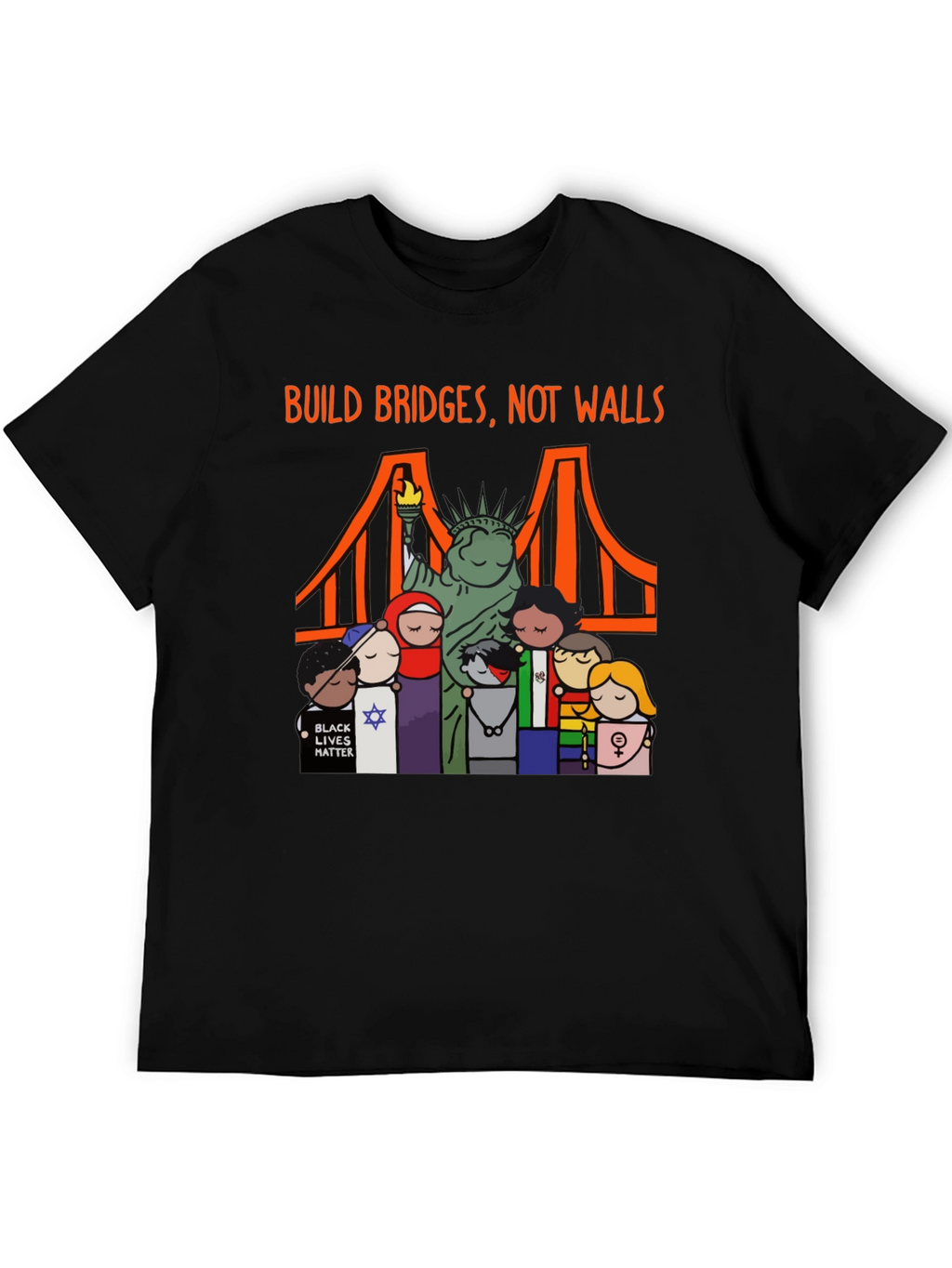 Build Bridges Not Walls T-Shirt