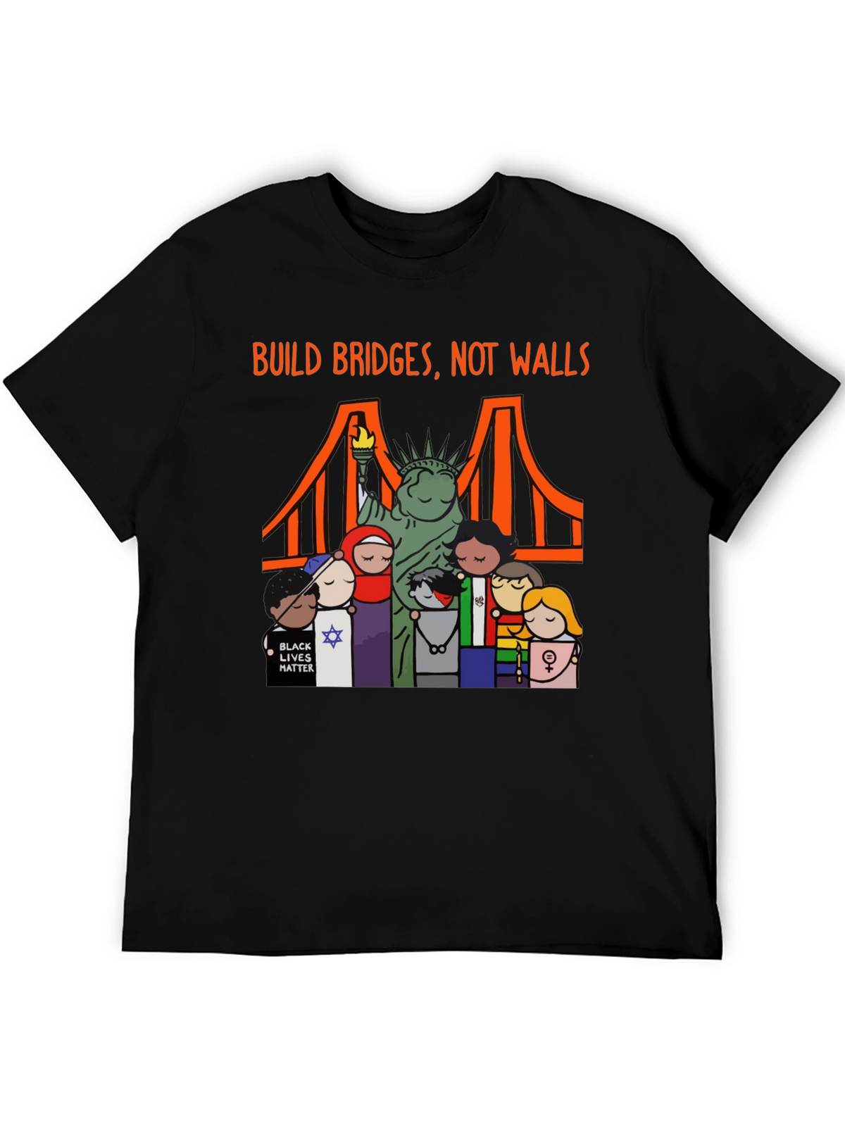 Build Bridges Not Walls T-Shirt