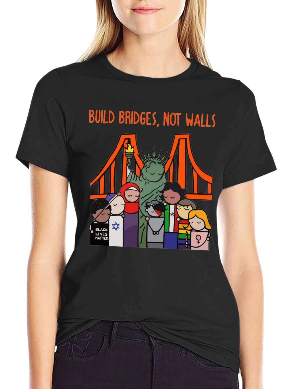 Build Bridges Not Walls T-Shirt