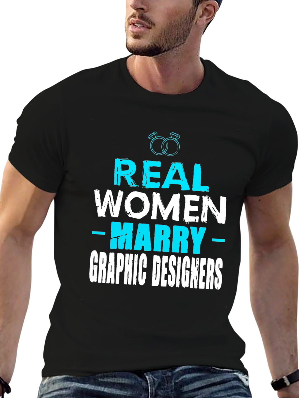 Real Women Marry Graphic Designers T-Shirt