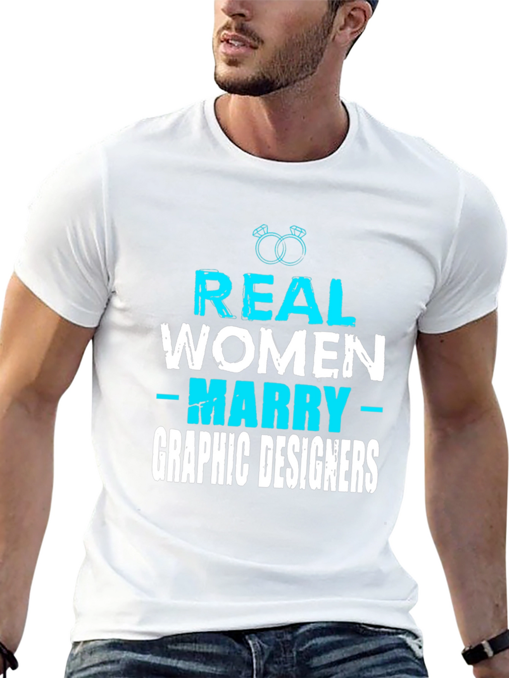 Real Women Marry Graphic Designers T-Shirt