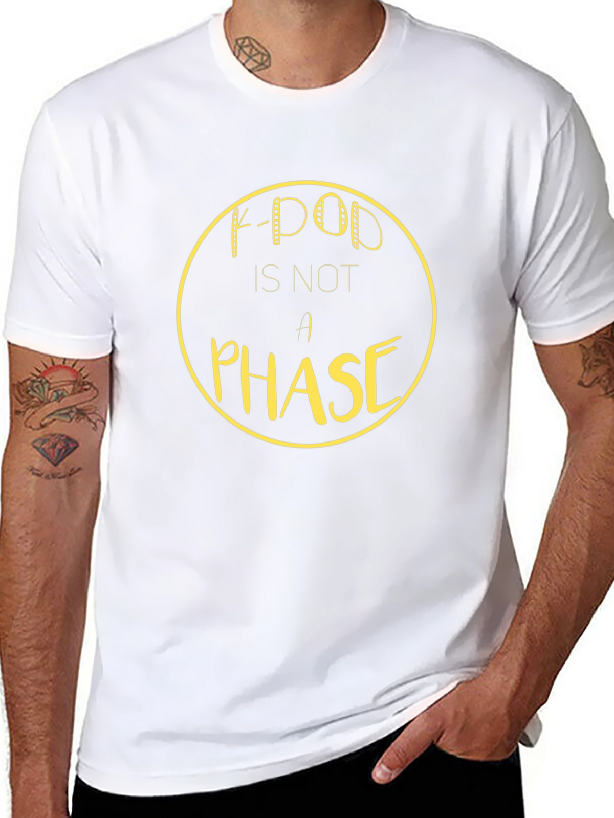 K-Pop is Not a Phase Black T-Shirt