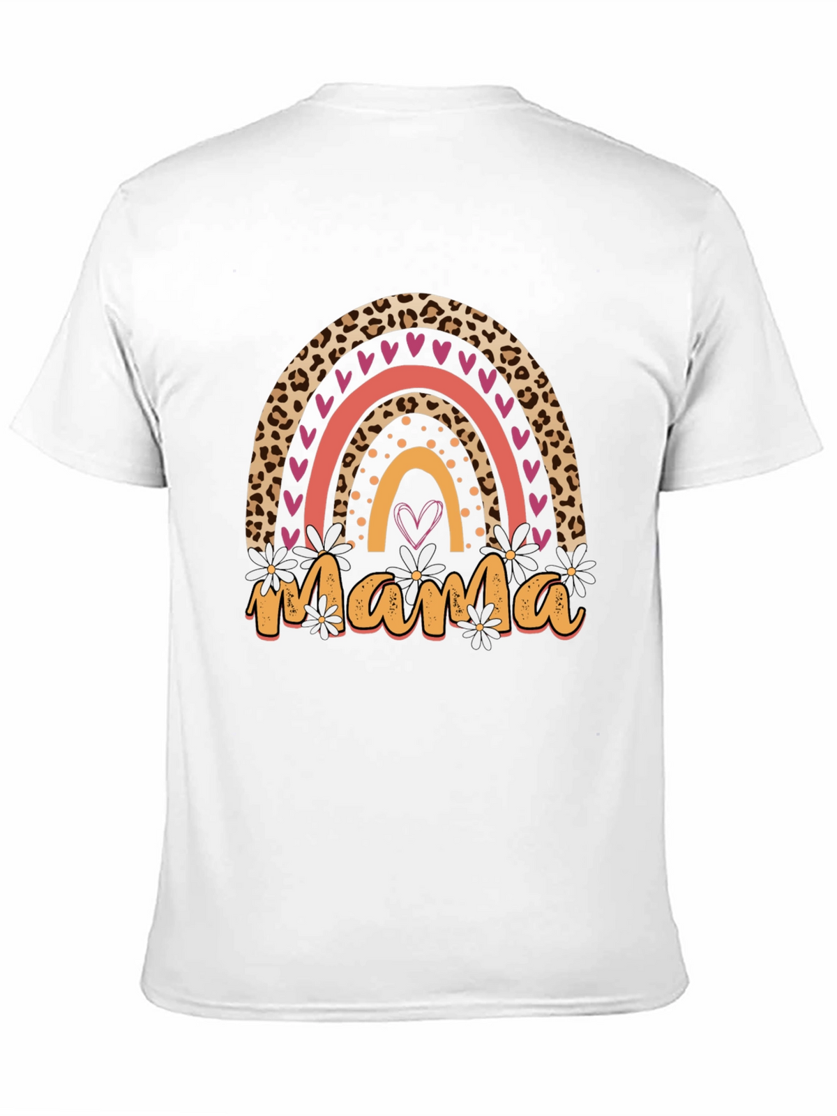 Mama Leopard Rainbow T-Shirt