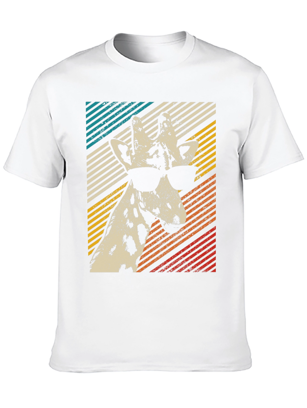 Cool Giraffe Retro T-Shirt