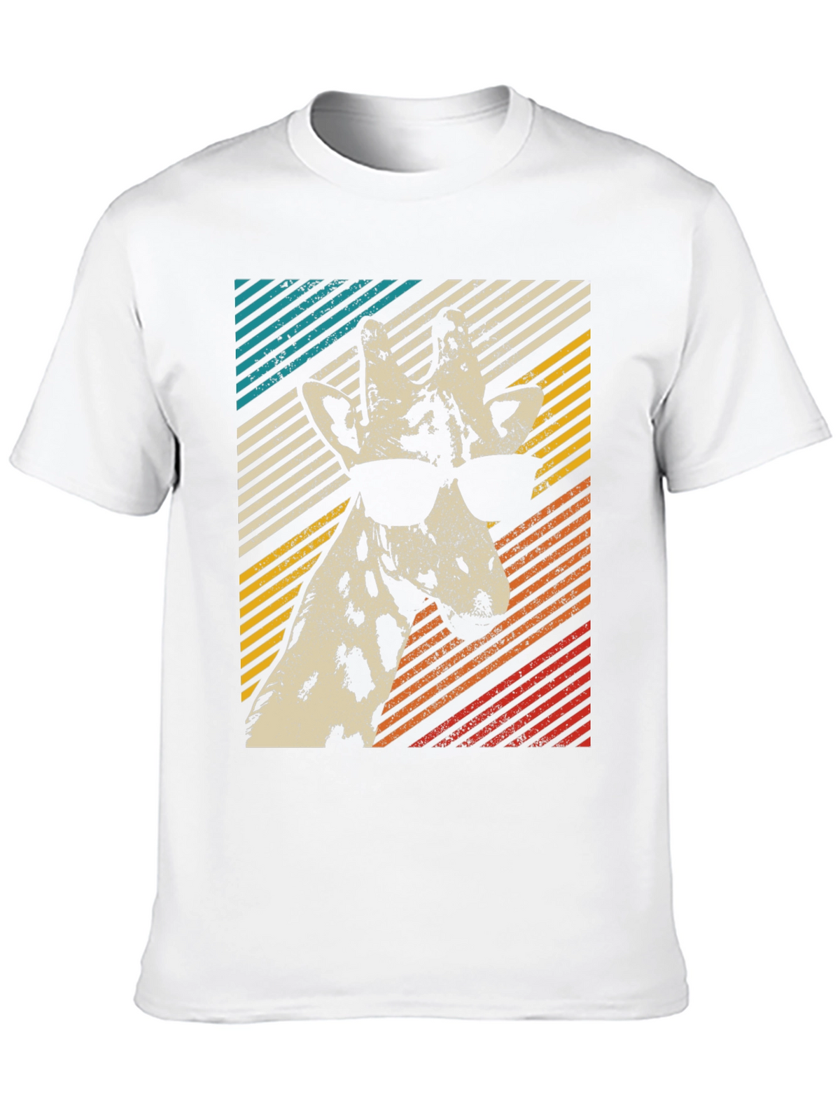 Cool Giraffe Retro T-Shirt