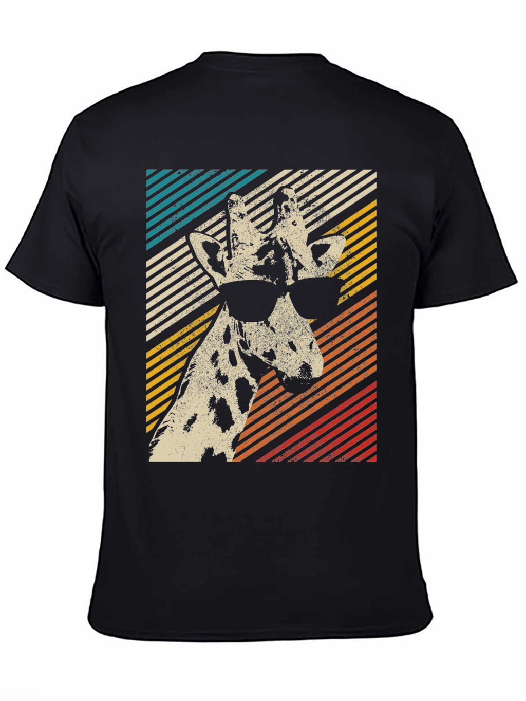 Cool Giraffe Retro T-Shirt