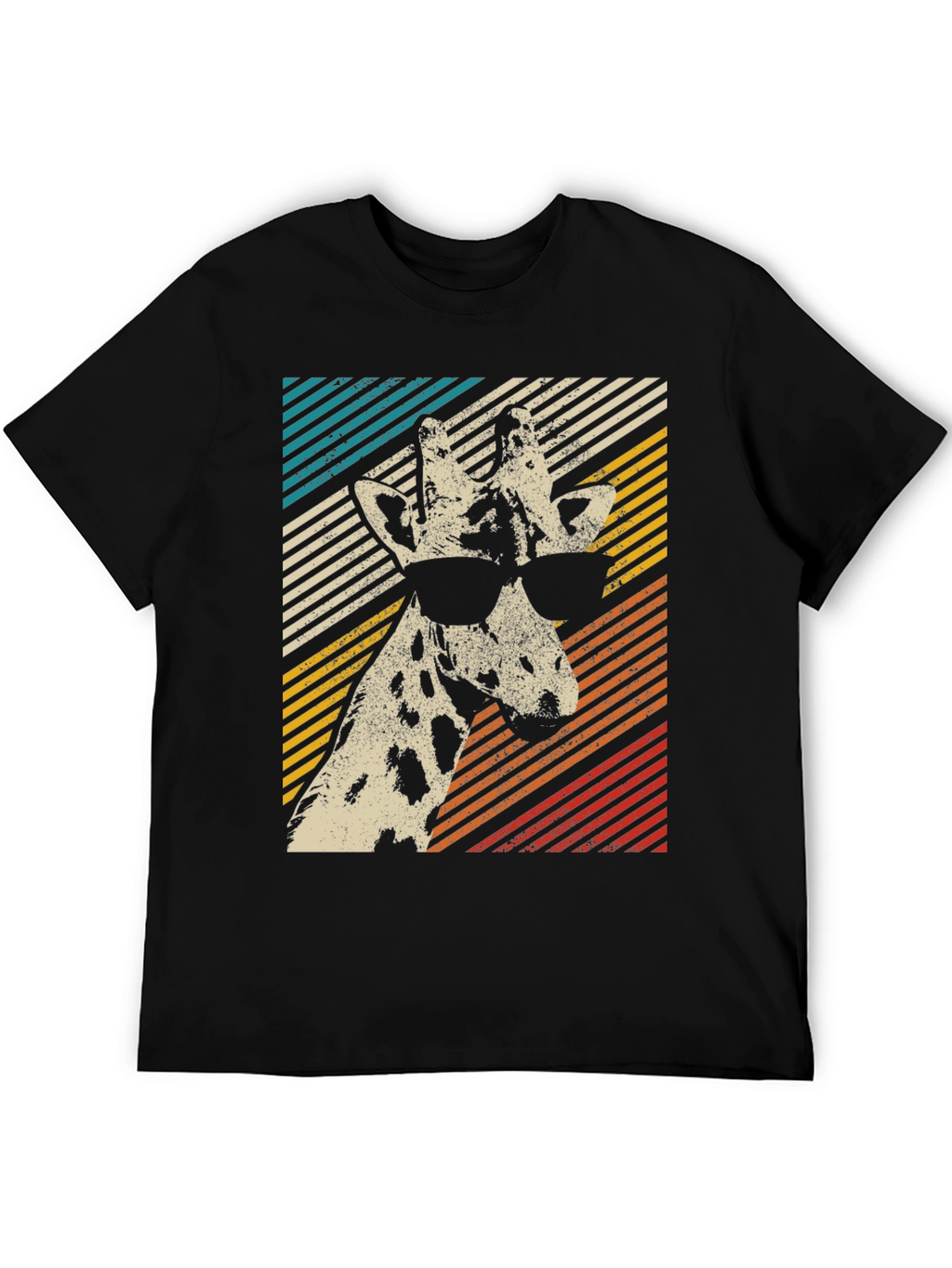 Cool Giraffe Retro T-Shirt