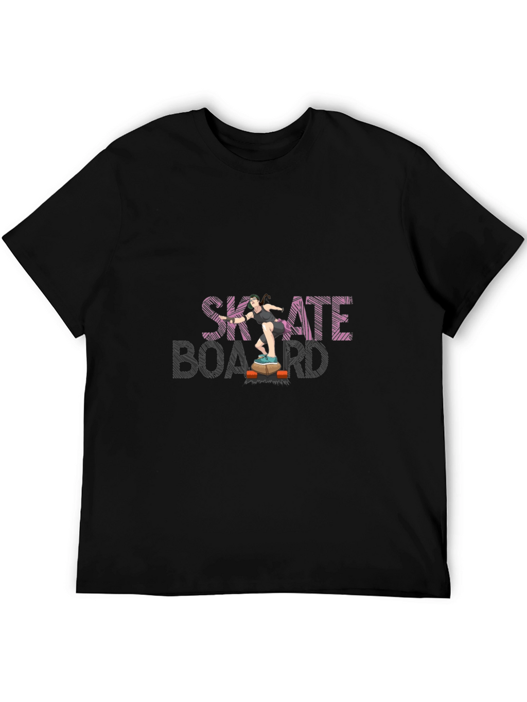 Skateboard Tee - Cool Graphic Print