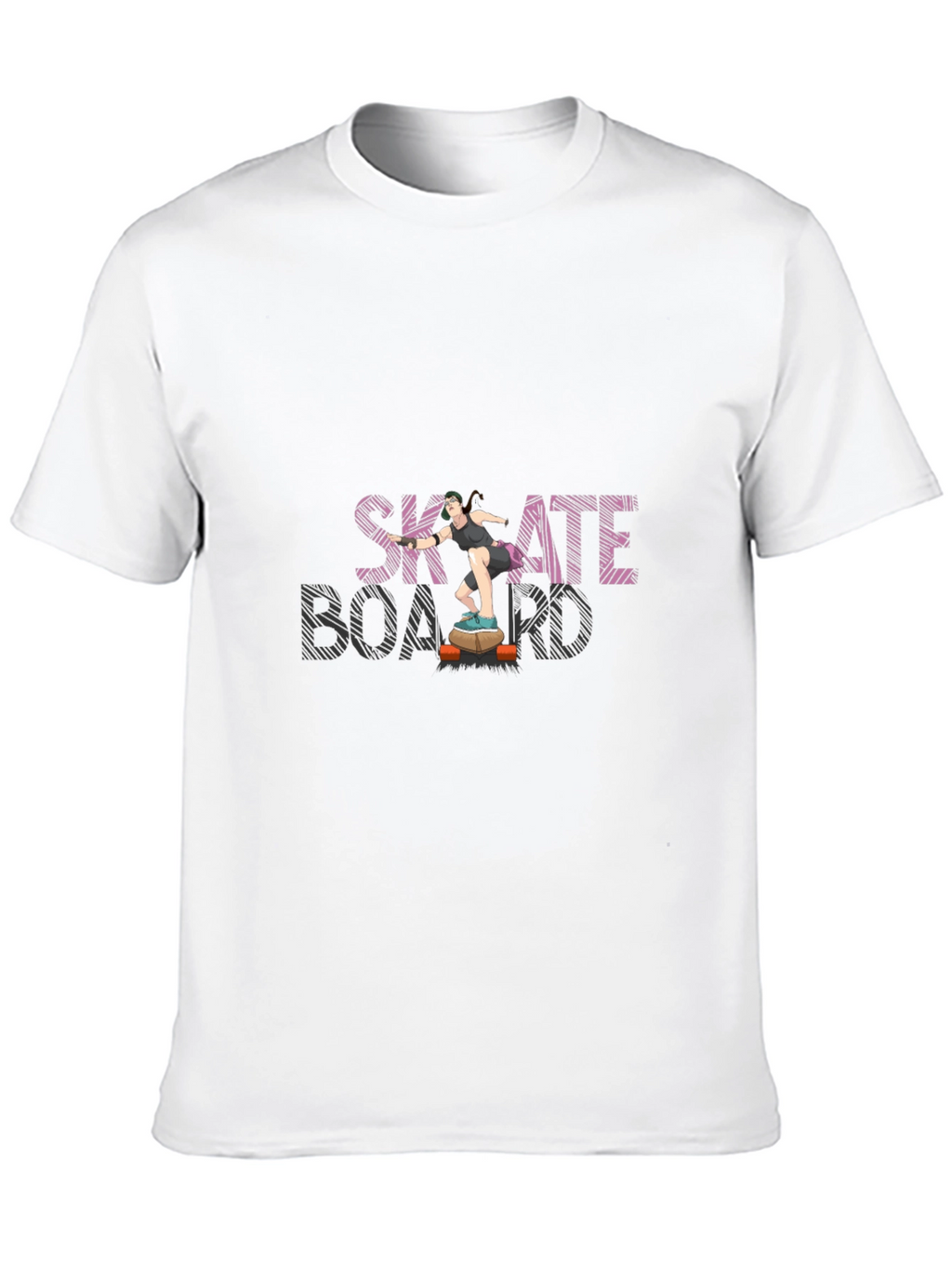 Skateboard Tee - Cool Graphic Print